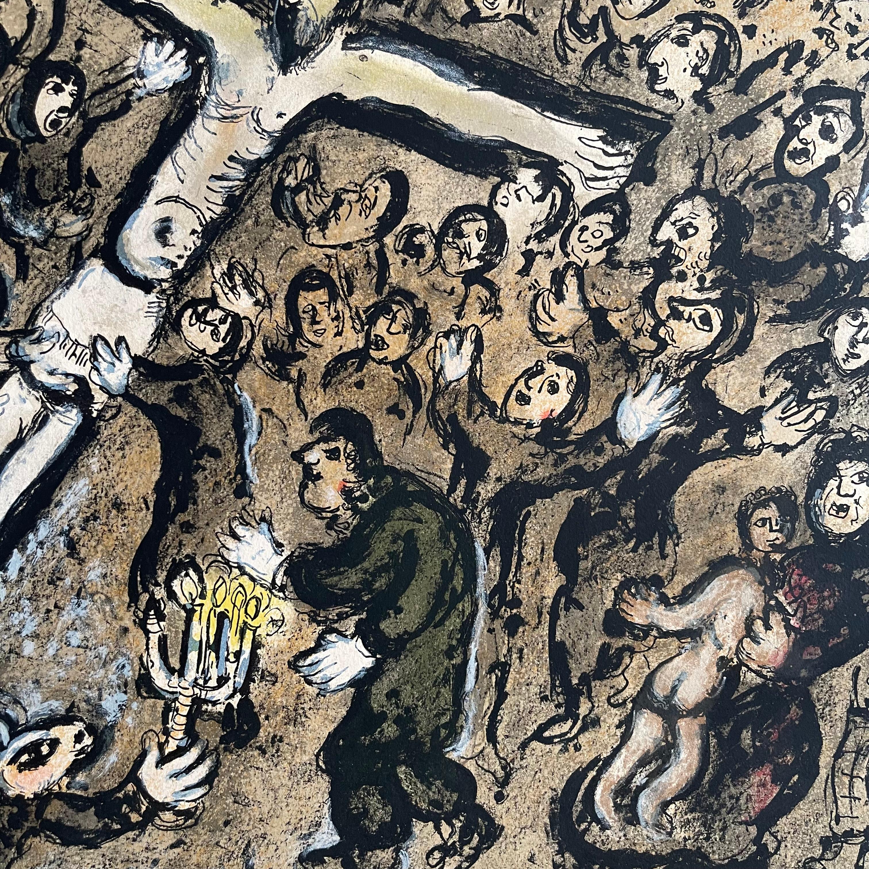 Fine XX secolo Marc Chagall (1887-1985) Il martire, 1970 in vendita