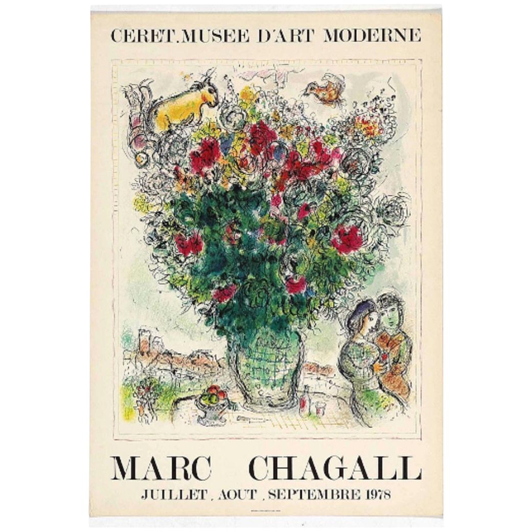 Vintage Poster Original Marc Chagall 1978 Céret Musée d’Art Moderne Poster