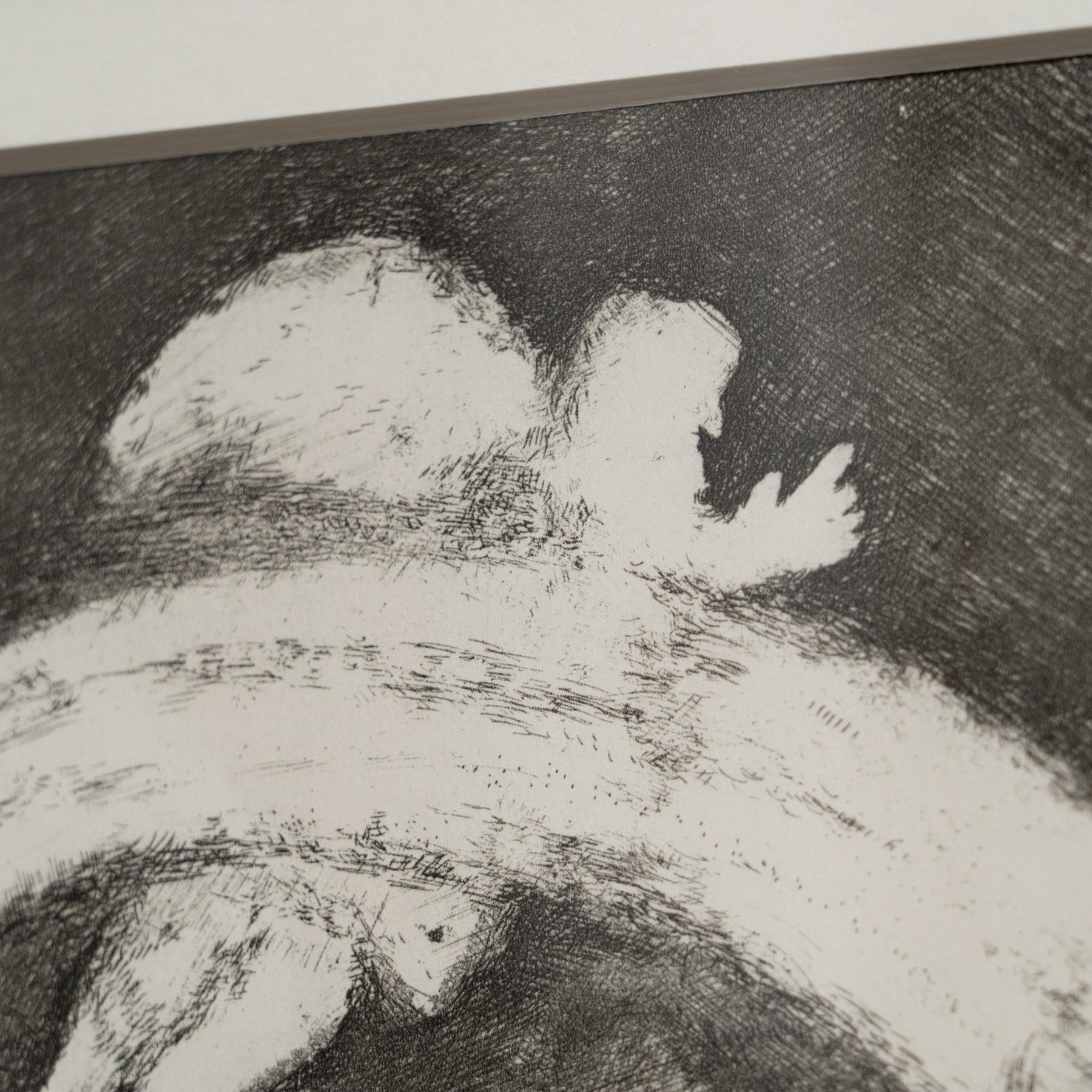 Papier Marc Chagall : Une vision biblique onirique - Héliogravure en vente