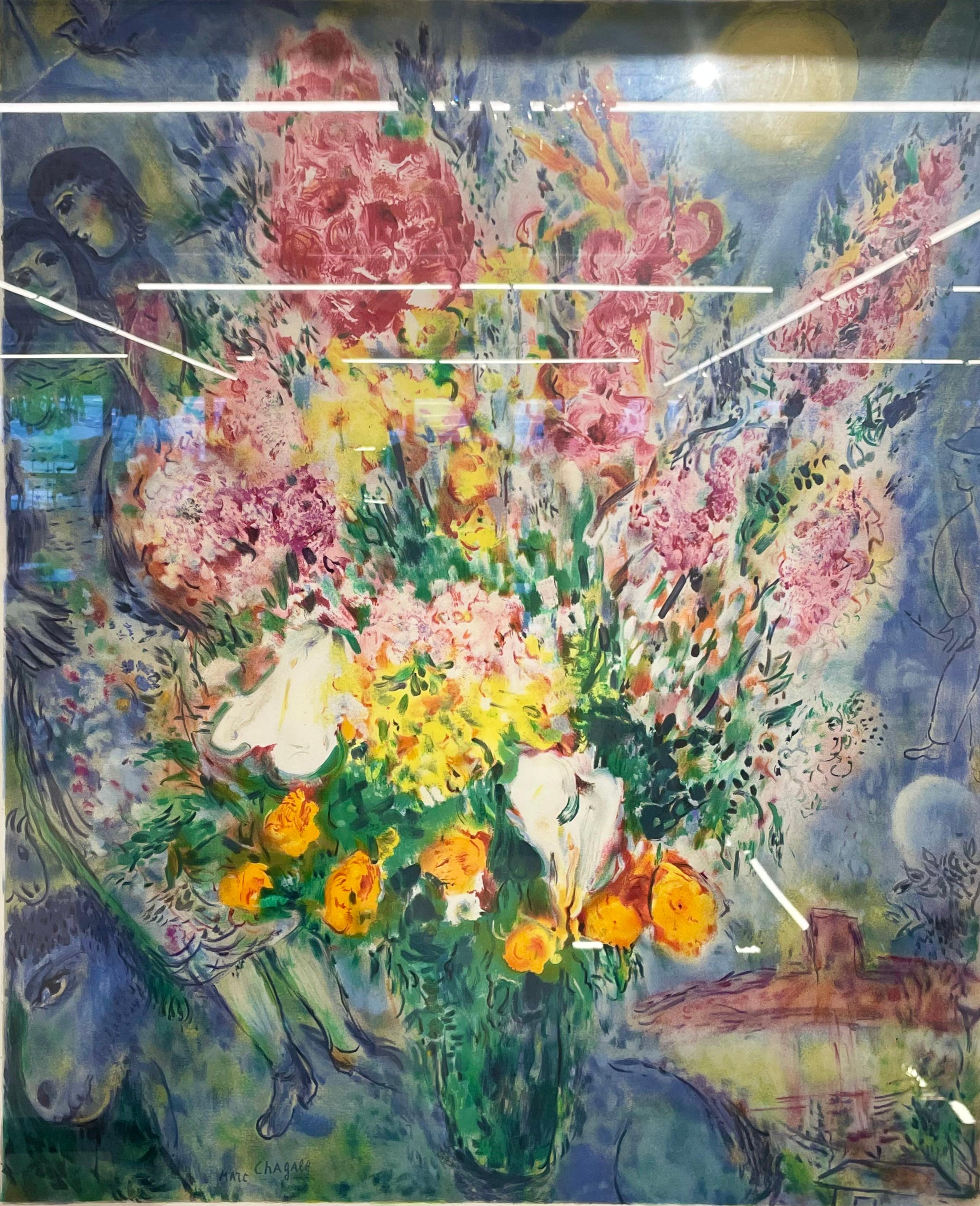 marc chagall floral bouquet
