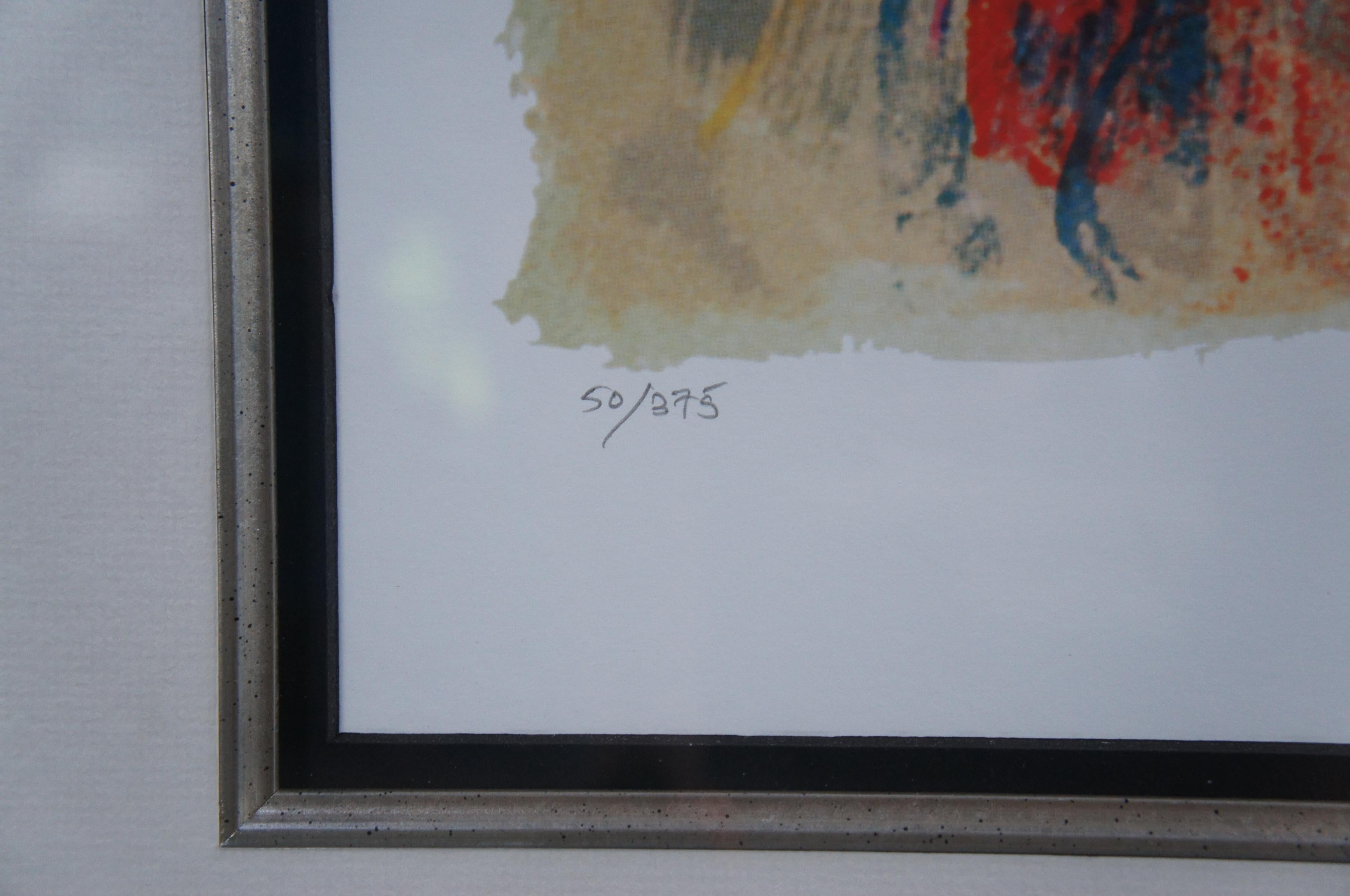 Marc Chagall Circus IV Signed Impressionist Lithograph Print w COA 1