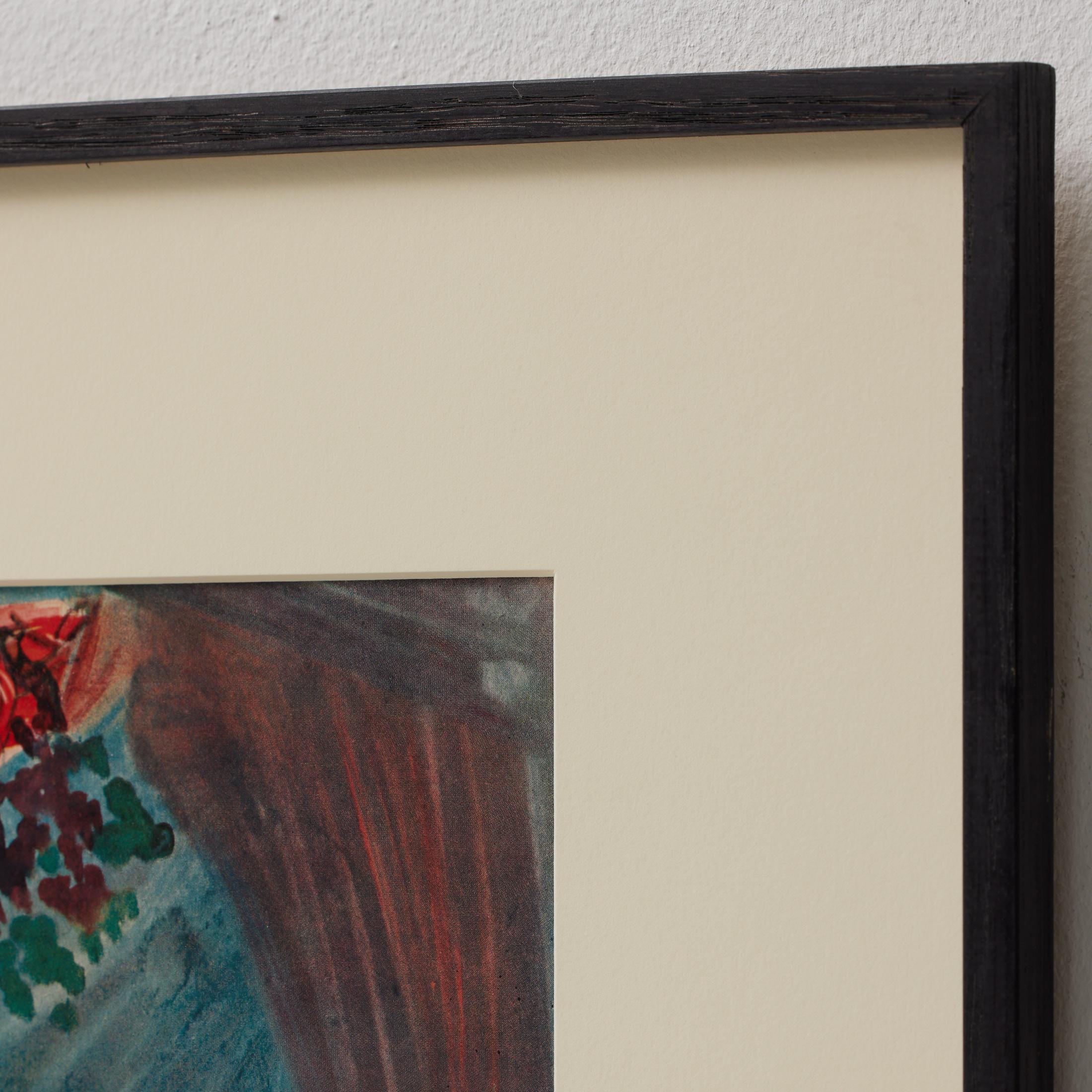 Marc Chagall  Farbe Klischee  Editionen du Chêne  1947  Gerahmt im Angebot 5