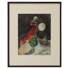 Marc Chagall  Color Cliché  Editions du Chêne  1947  Framed