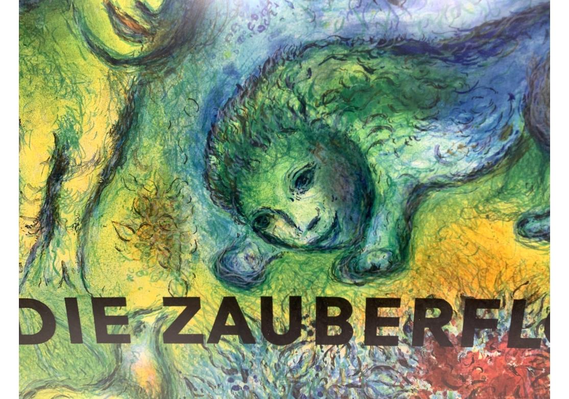 Marc Chagall Die Zauberflöte Mozart Metropolitan Opera Poster im Angebot 5