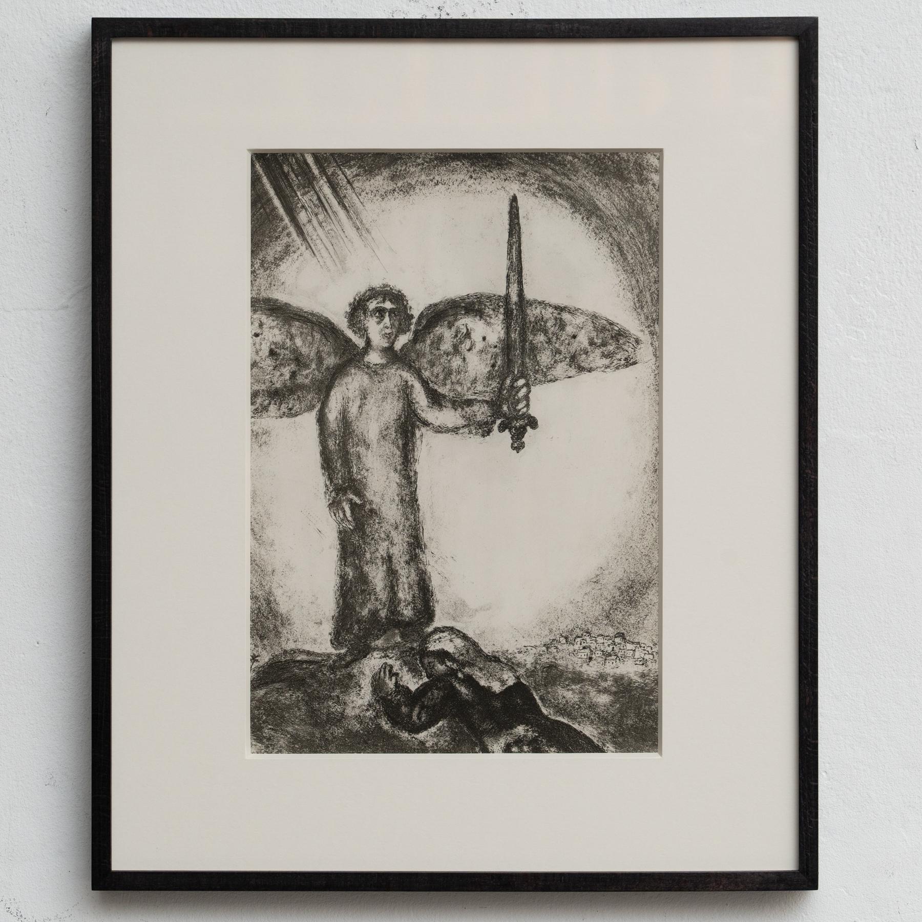Marc Chagall: Ätherische biblische Vision - Limitierte Auflage Heliogravüre (Französisch) im Angebot
