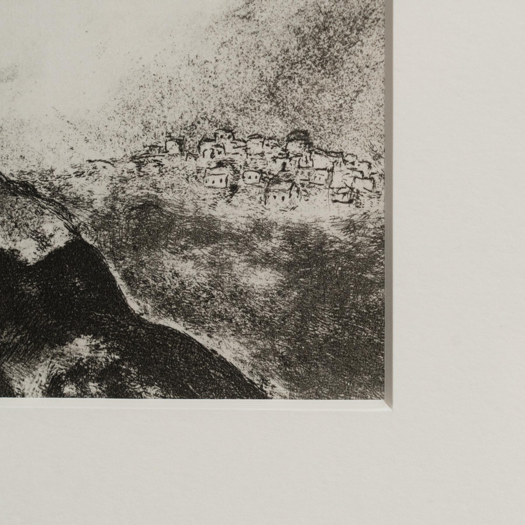 Marc Chagall: Ätherische biblische Vision - Limitierte Auflage Heliogravüre (Mitte des 20. Jahrhunderts) im Angebot