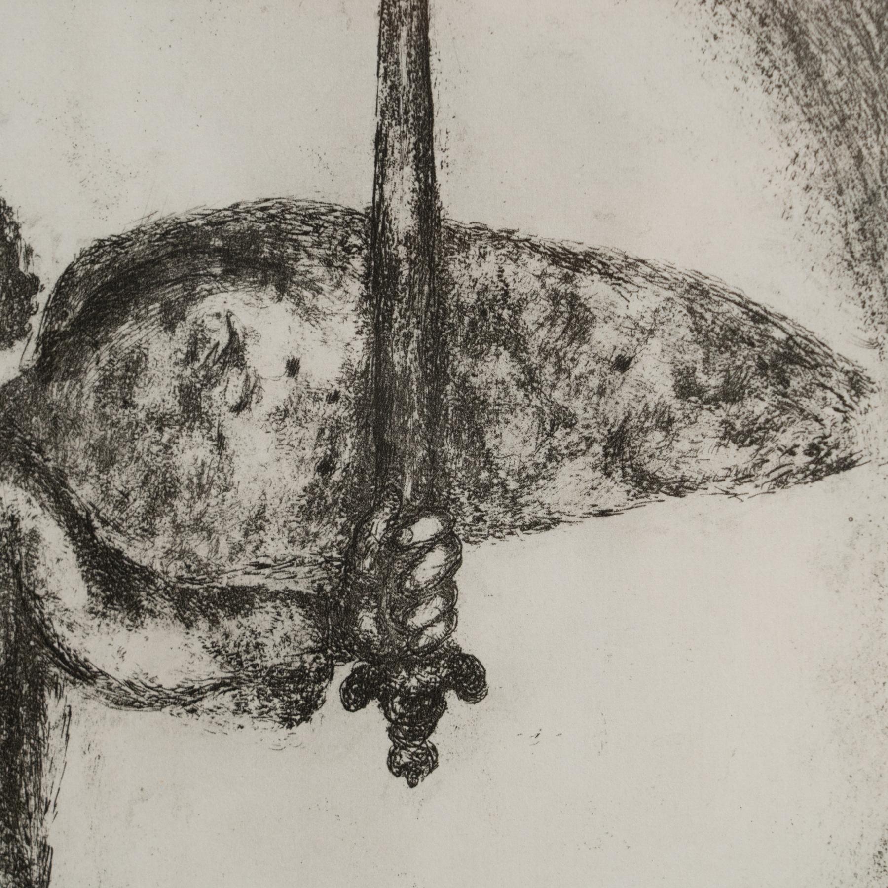 Marc Chagall: Ätherische biblische Vision - Limitierte Auflage Heliogravüre (Papier) im Angebot
