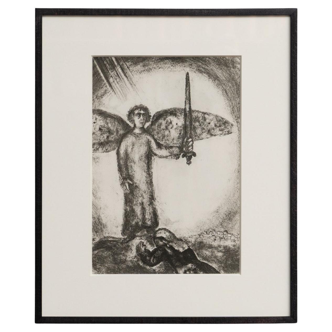 Marc Chagall : Vision biblique éthérée - Héliogravure à tirage limité