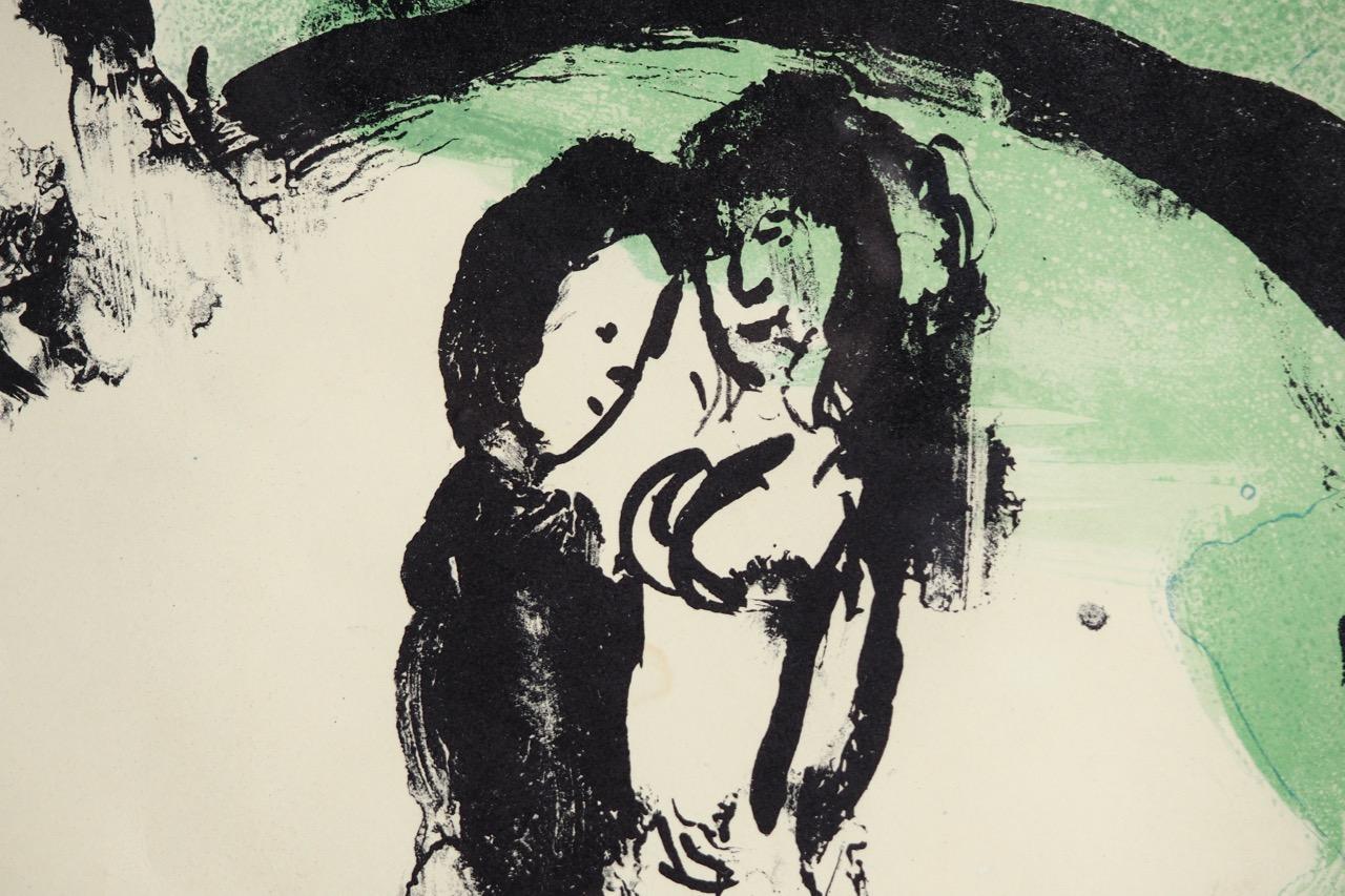 French Marc Chagall Exhibition Poster, Galerie Maeght, Mourlot, 1962