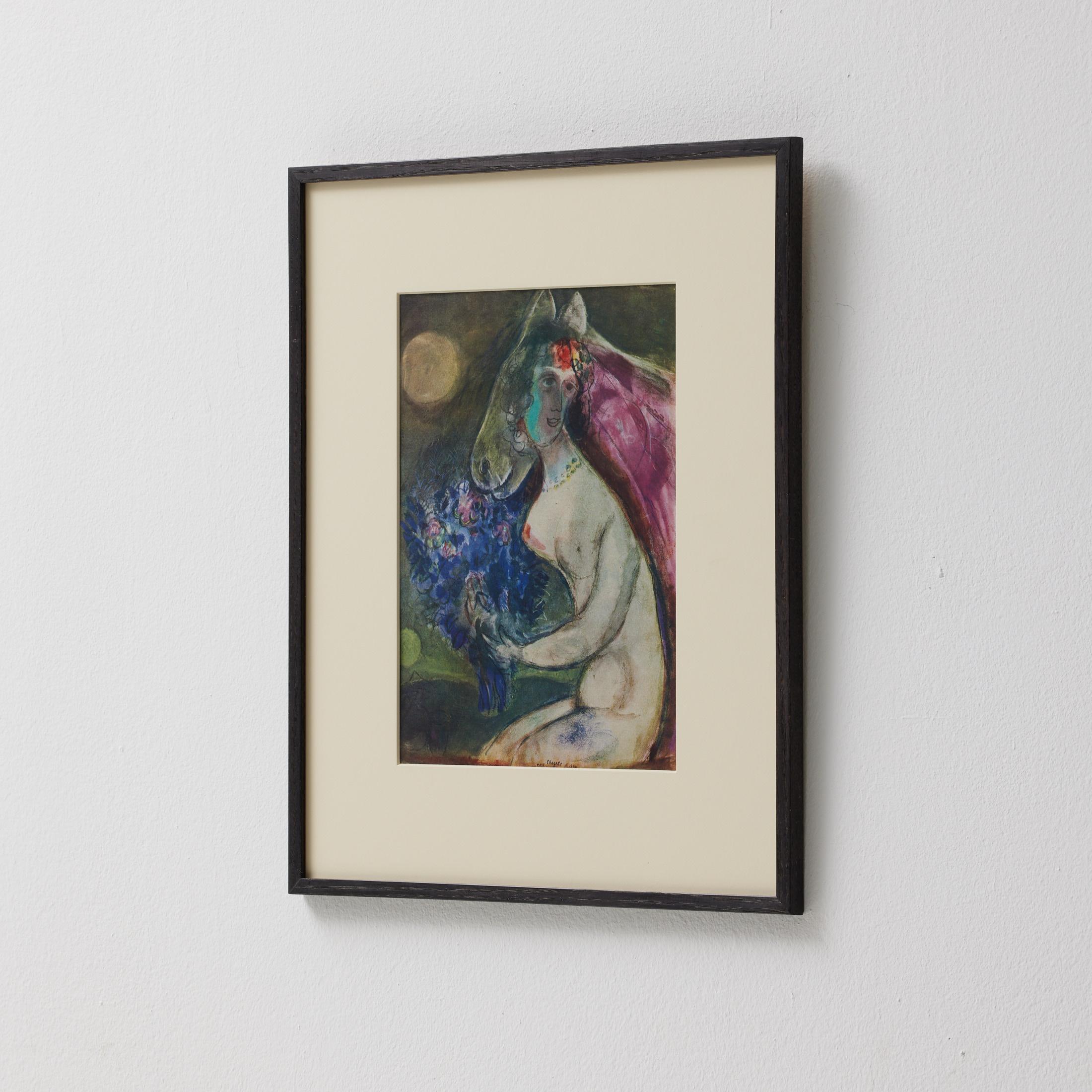 Marc Chagall Gerahmtes Farbklischee, Editions du Chêne, 1947 im Angebot 3