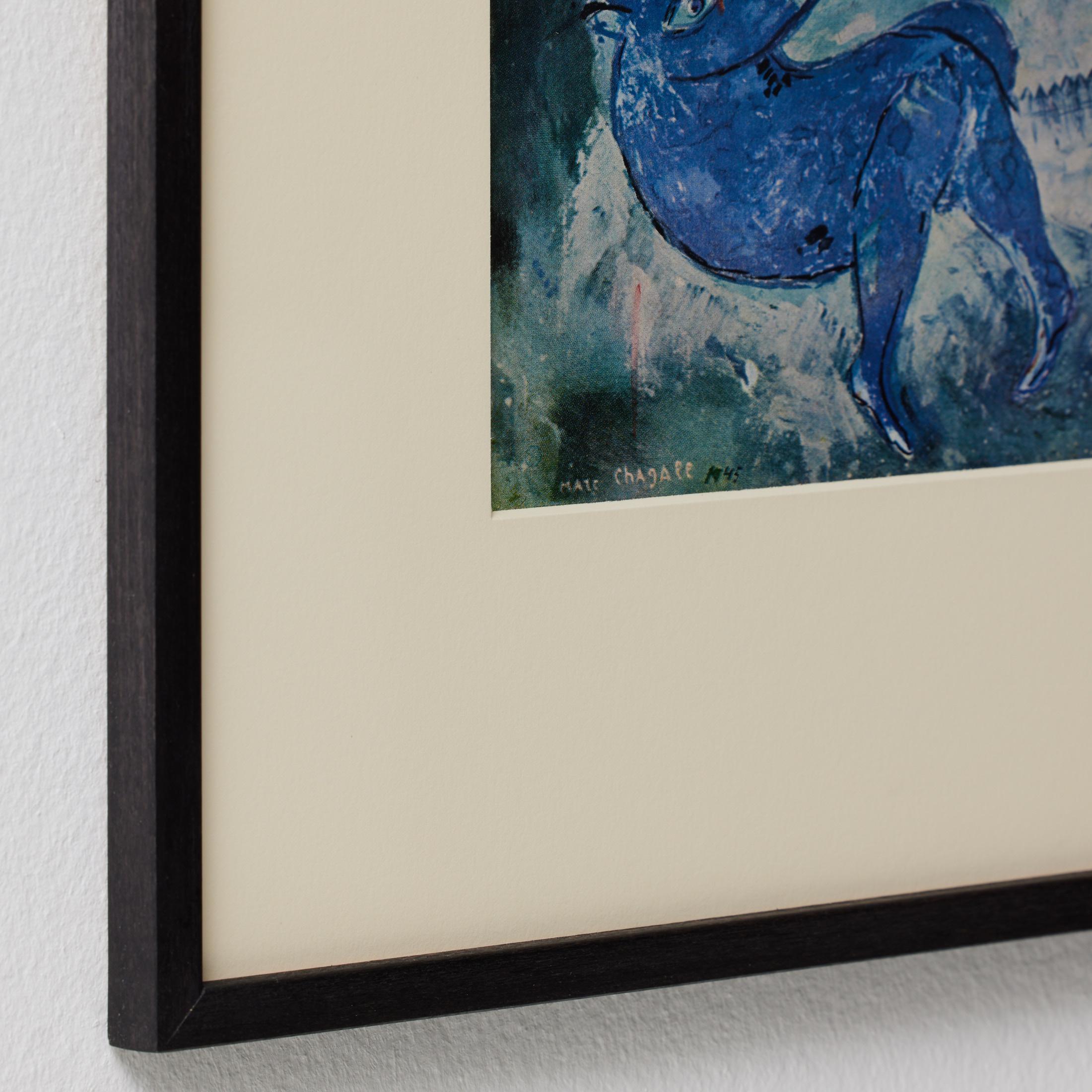 Marc Chagall Gerahmtes Farbklischee, Editions du Chêne, 1947 im Angebot 4