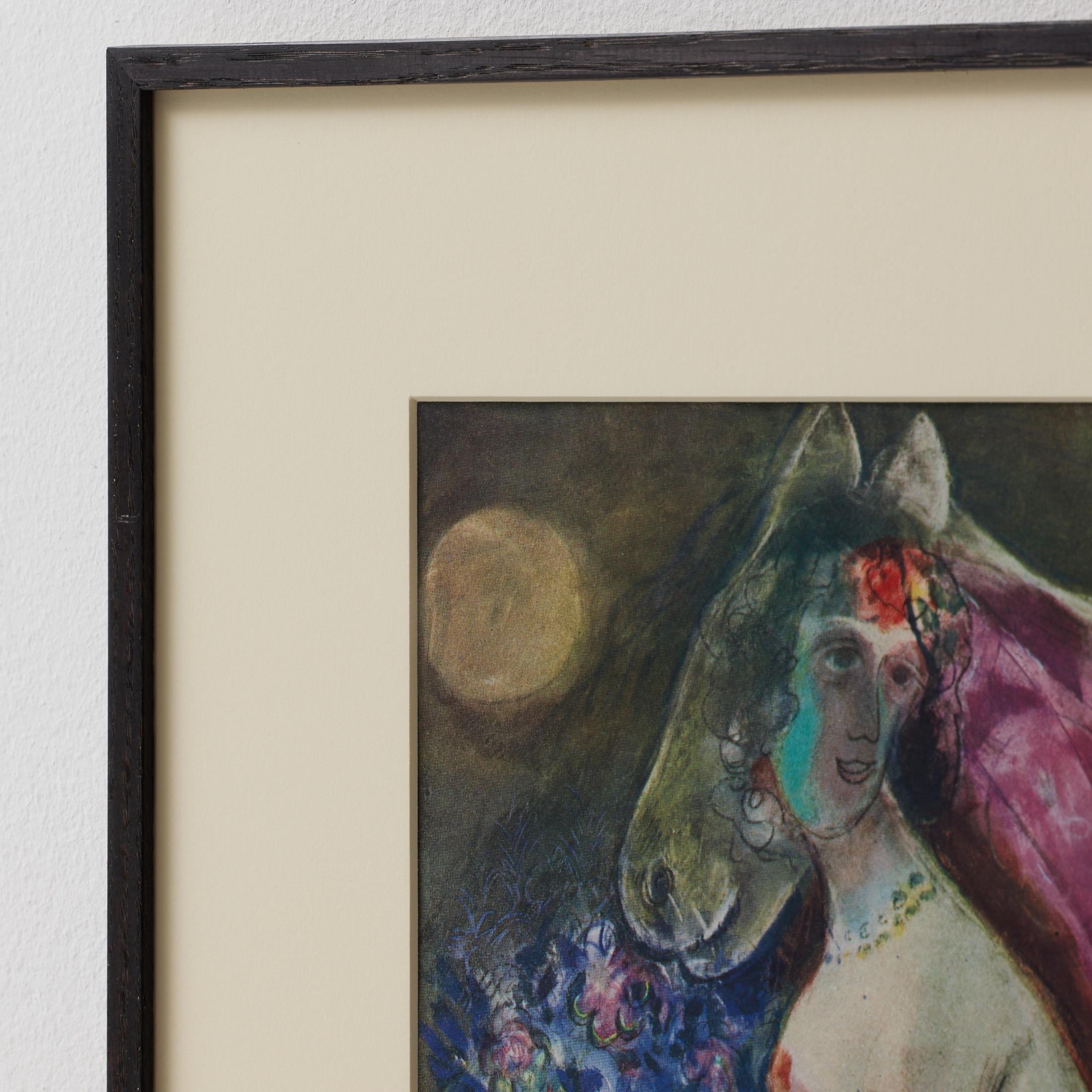 Marc Chagall Gerahmtes Farbklischee, Editions du Chêne, 1947 im Angebot 4