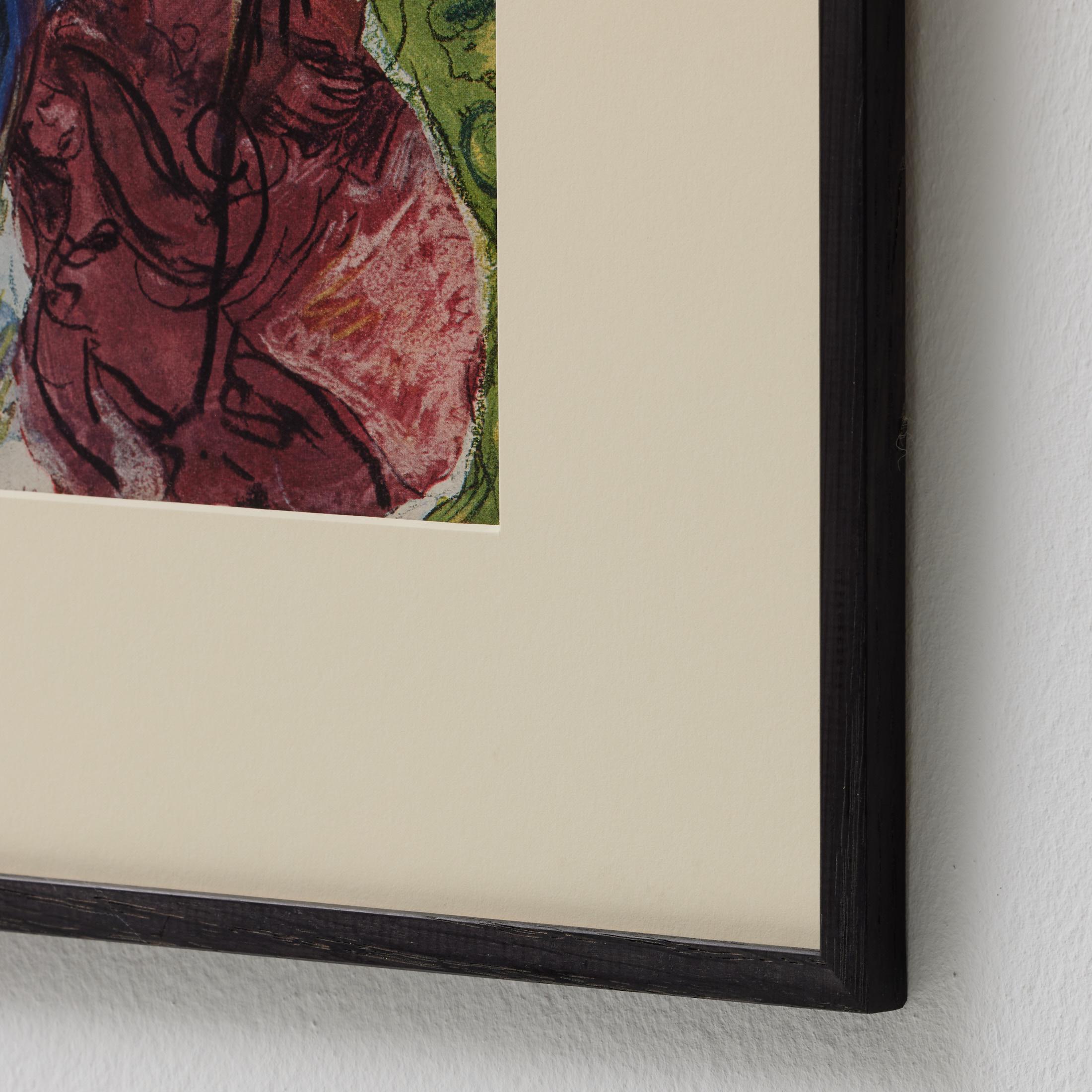 Marc Chagall Gerahmtes Farbklischee, Editions du Chêne, 1947 im Angebot 7
