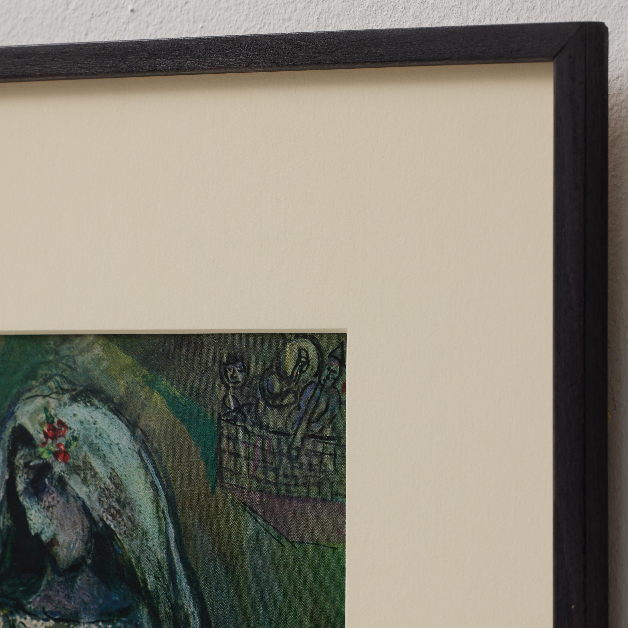 Cliché couleur encadré de Marc Chagall, Editions du Chêne, 1947 en vente 7
