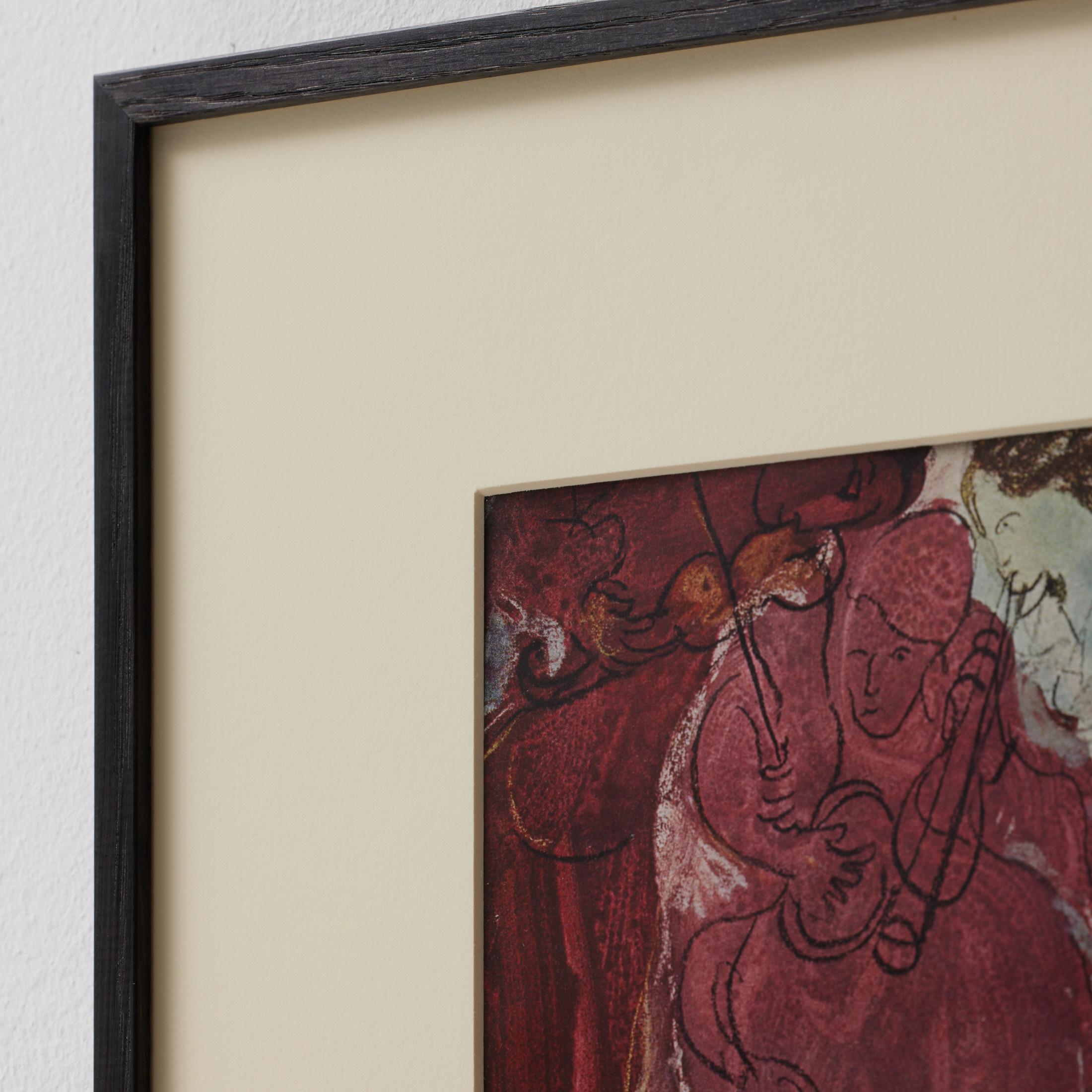 Marc Chagall Gerahmtes Farbklischee, Editions du Chêne, 1947 im Angebot 9