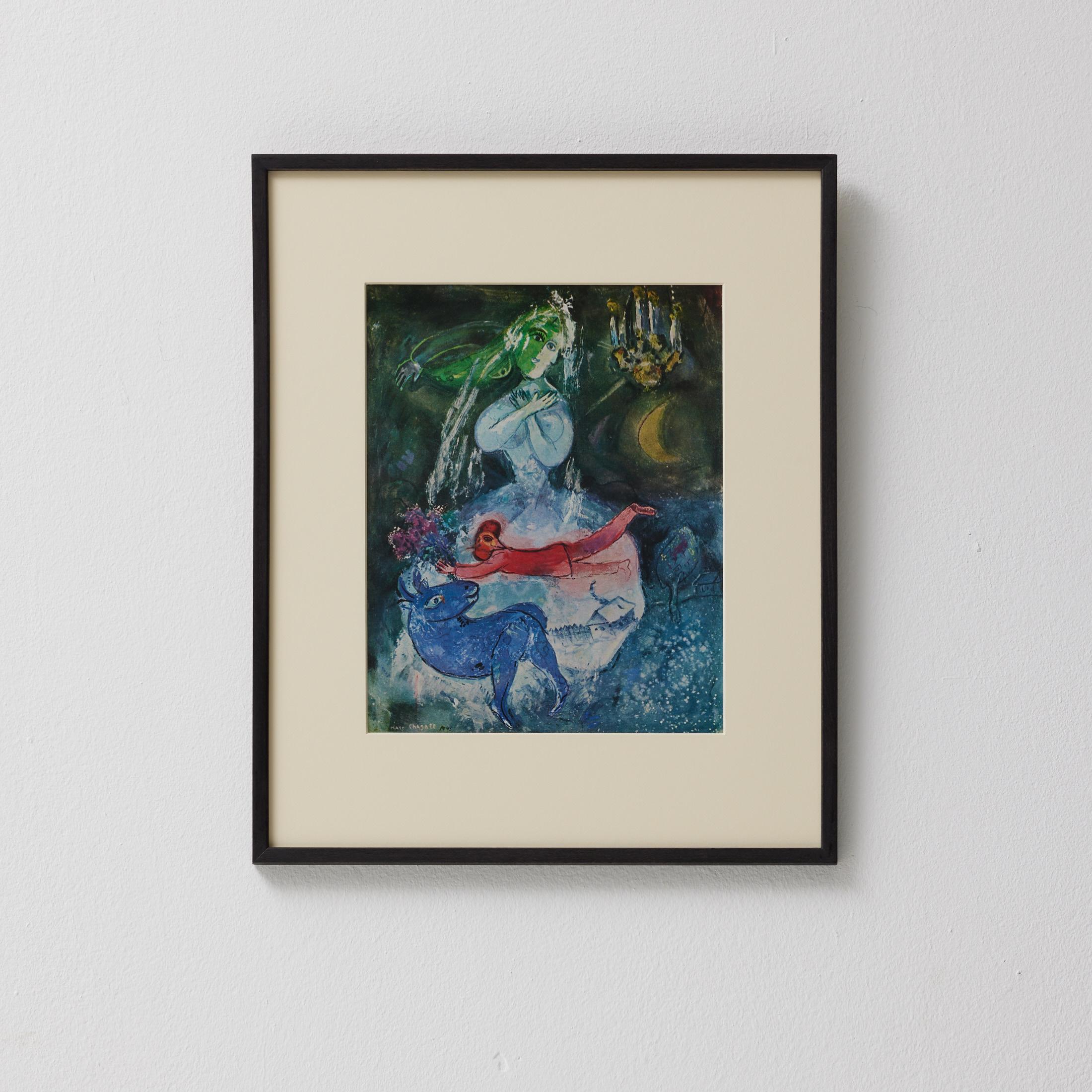 Marc Chagall Gerahmtes Farbklischee, Editions du Chêne, 1947

Medium: Farbklischee
Verlag: Editions du Chêne, Paris, Frankreich
Datum: 1947
Rahmen: Massivholz (Beispiel abgebildet, endgültige Rahmung auf Bestellung)
Zustand: Ausgezeichneter