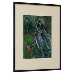 Marc Chagall Framed Color Cliché, Editions du Chêne, 1947