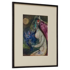 Cliché a colori con cornice di Marc Chagall, Editions du Chêne, 1947