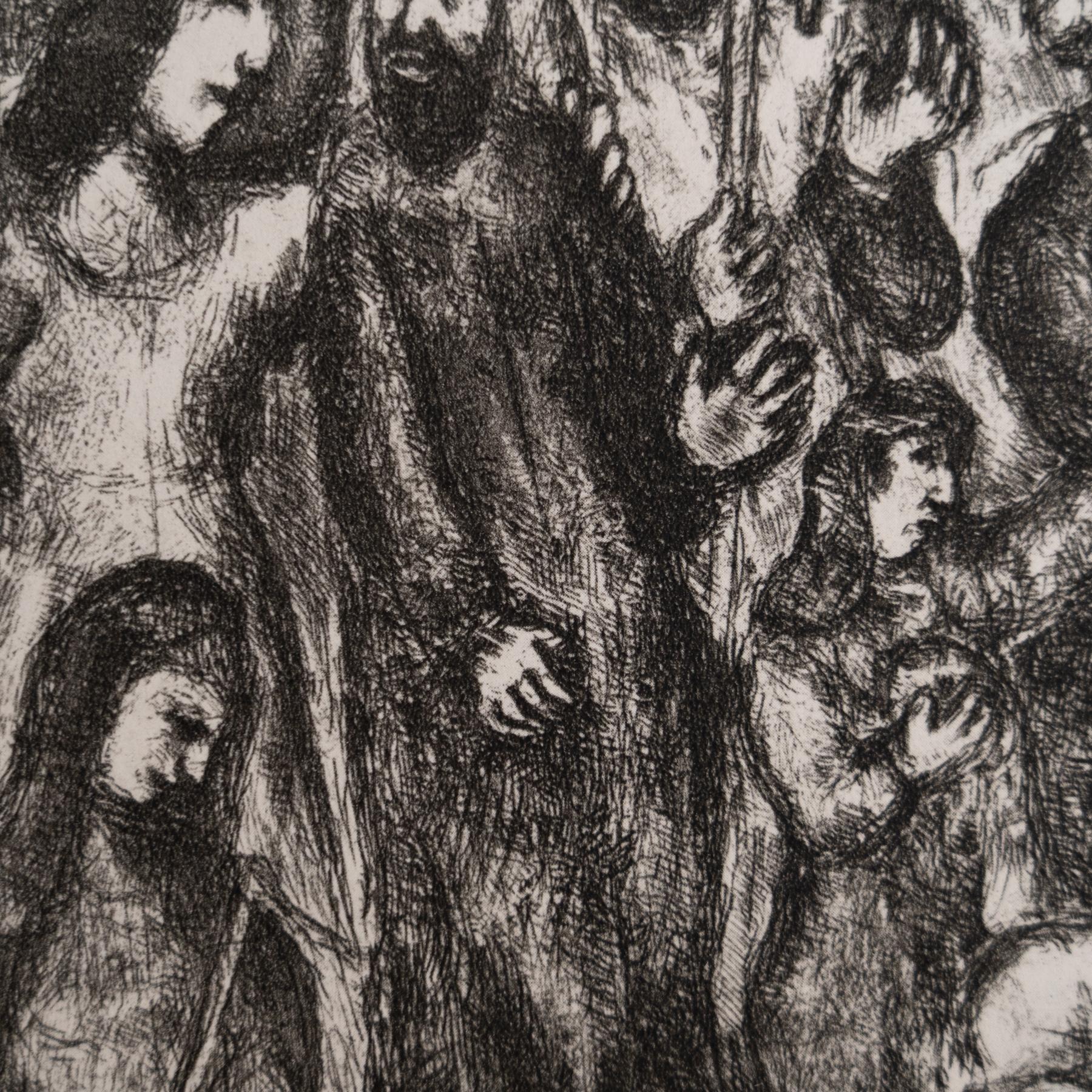 Carta Stampa eliografica di Marc Chagall incorniciata della Collection'S 1956 Bible in vendita