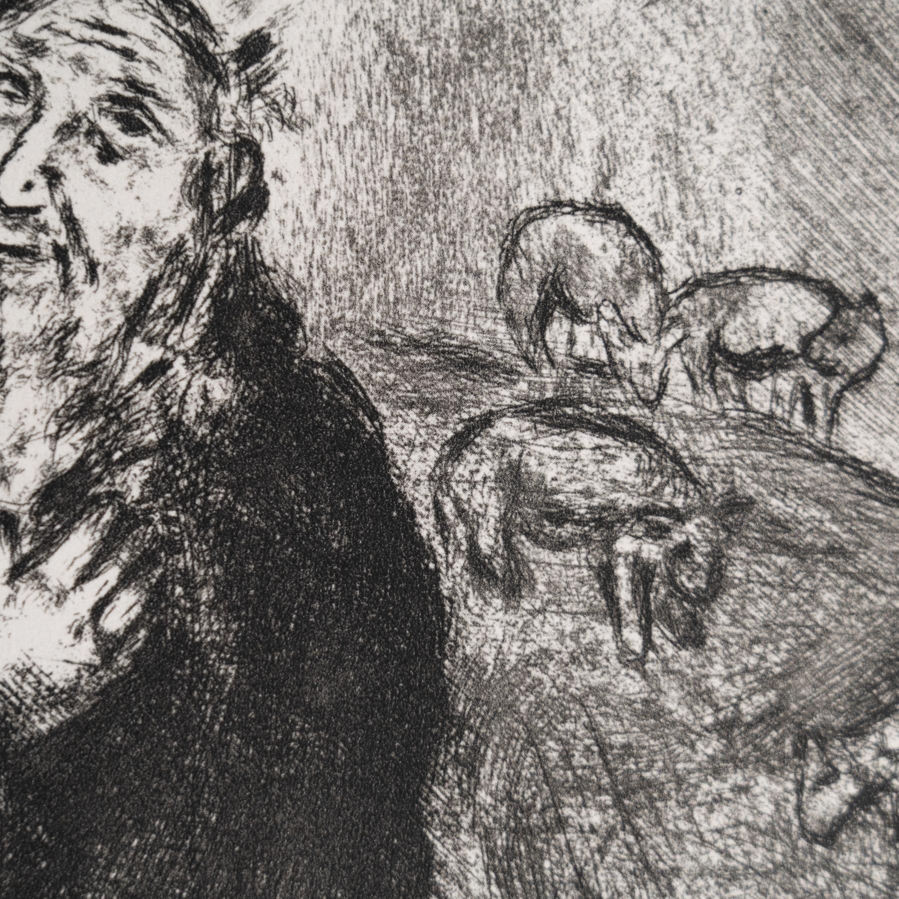 Carta Stampa eliografica di Marc Chagall incorniciata della Collection'S 1956 Bible in vendita