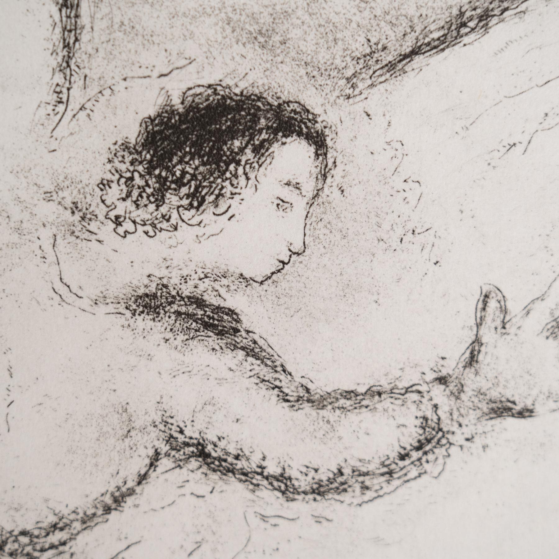 Carta Stampa eliografica di Marc Chagall incorniciata della Collection'S 1956 Bible in vendita