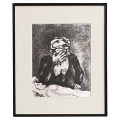 Gerahmter Heliogravur-Druck von Marc Chagall aus der Bibelsammlung von 1956