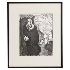 Stampa eliografica di Marc Chagall incorniciata della Collection'S 1956 Bible
