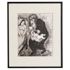 Marc Chagall Framed Heliogravure Print from the 1956 Bible Collection