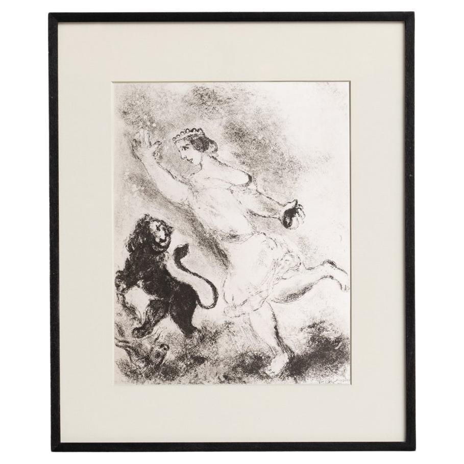 Stampa eliografica di Marc Chagall incorniciata della Collection'S 1956 Bible
