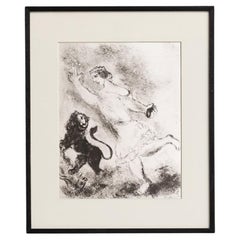 Stampa eliografica di Marc Chagall incorniciata della Collection'S 1956 Bible