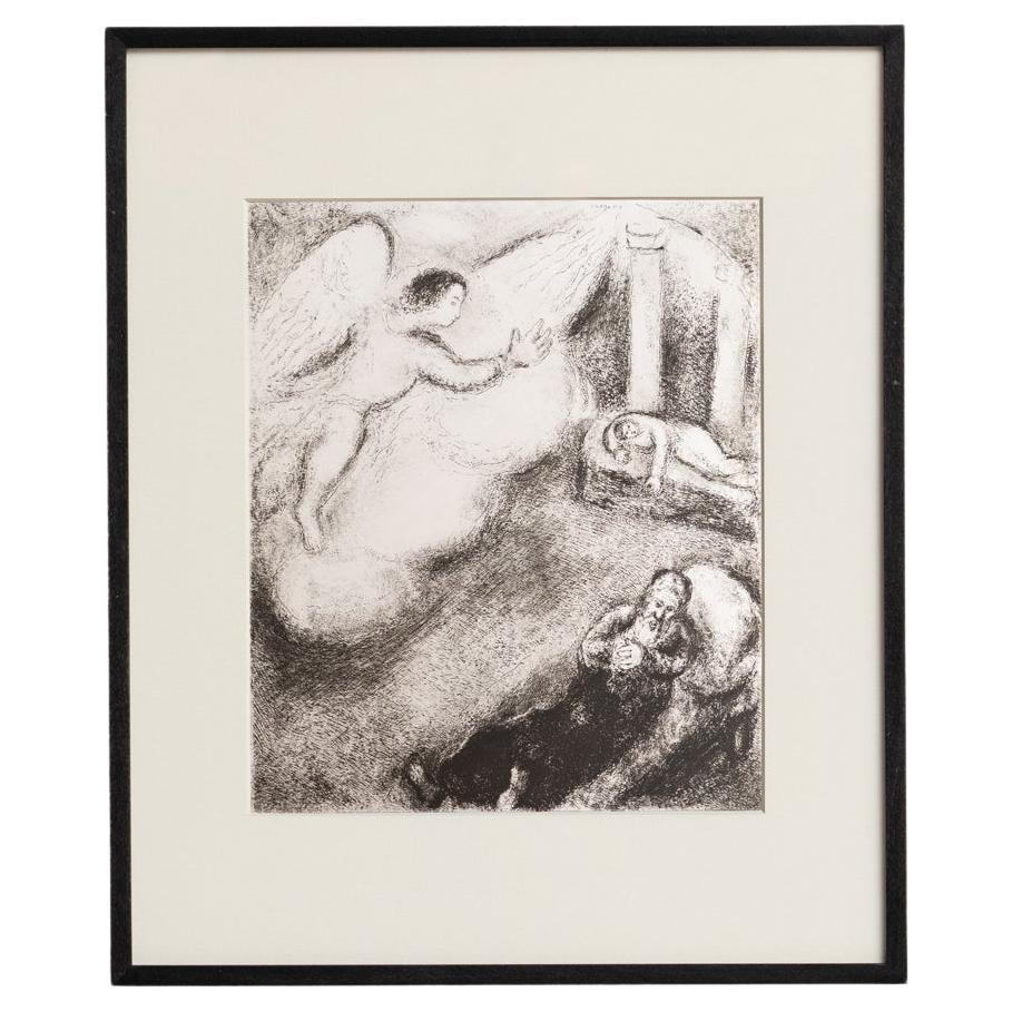 Stampa eliografica di Marc Chagall incorniciata della Collection'S 1956 Bible