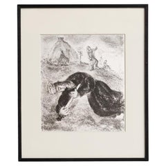 Impression héliogravée encadrée de la collection Bible de 1956 de Marc Chagall