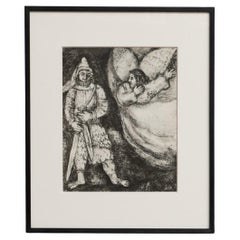 Gerahmter Heliogravur-Druck von Marc Chagall aus der Bibelsammlung von 1956