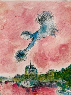 Marc Chagall, Galerie Maeght Exhibition Poster, Paris, 1981