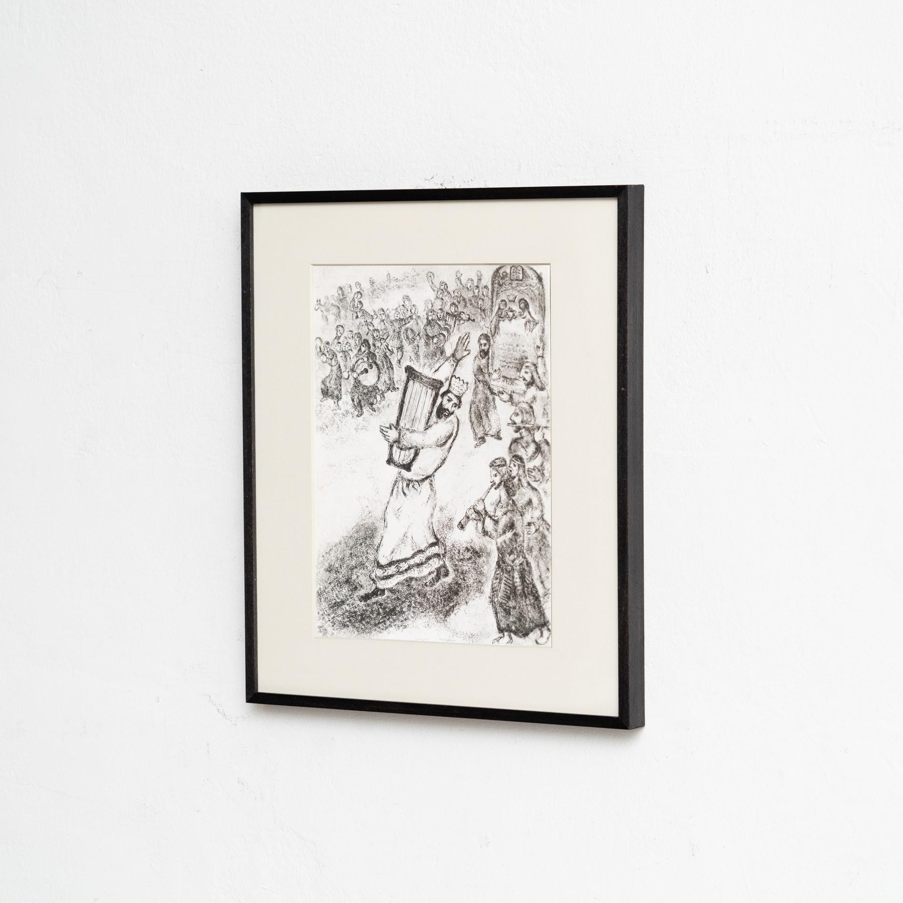 Heliograbado de Marc Chagall de su icónica serie bíblica, 1956 Moderno de mediados de siglo en venta