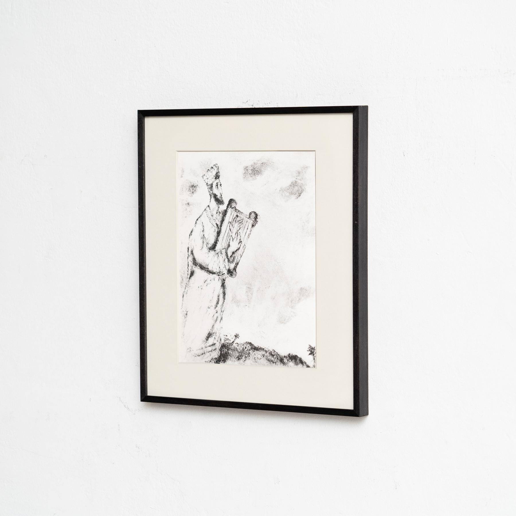 Heliograbado de Marc Chagall de su icónica serie bíblica, 1956 Moderno de mediados de siglo en venta