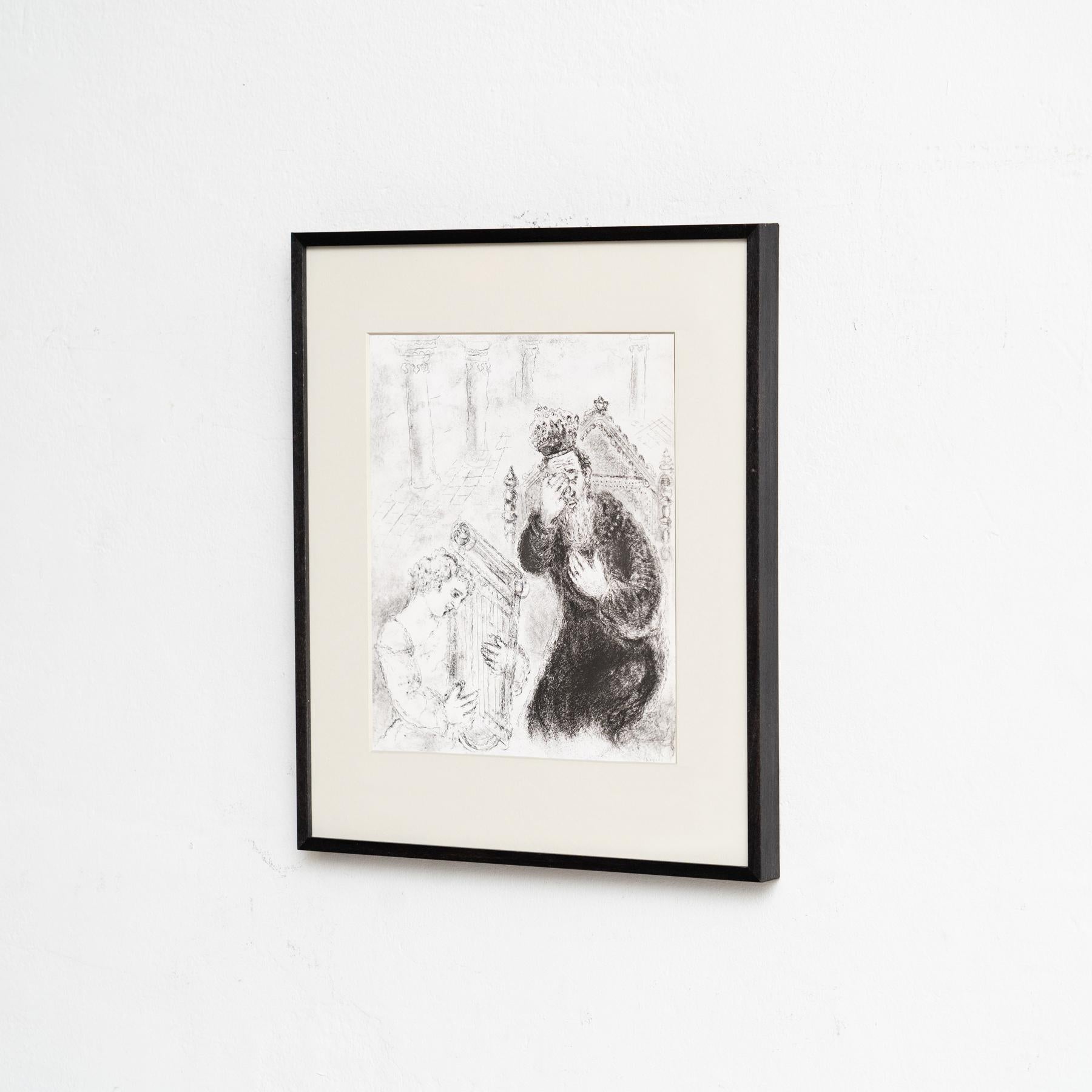 Heliograbado de Marc Chagall de su icónica serie bíblica, 1956 Moderno de mediados de siglo en venta