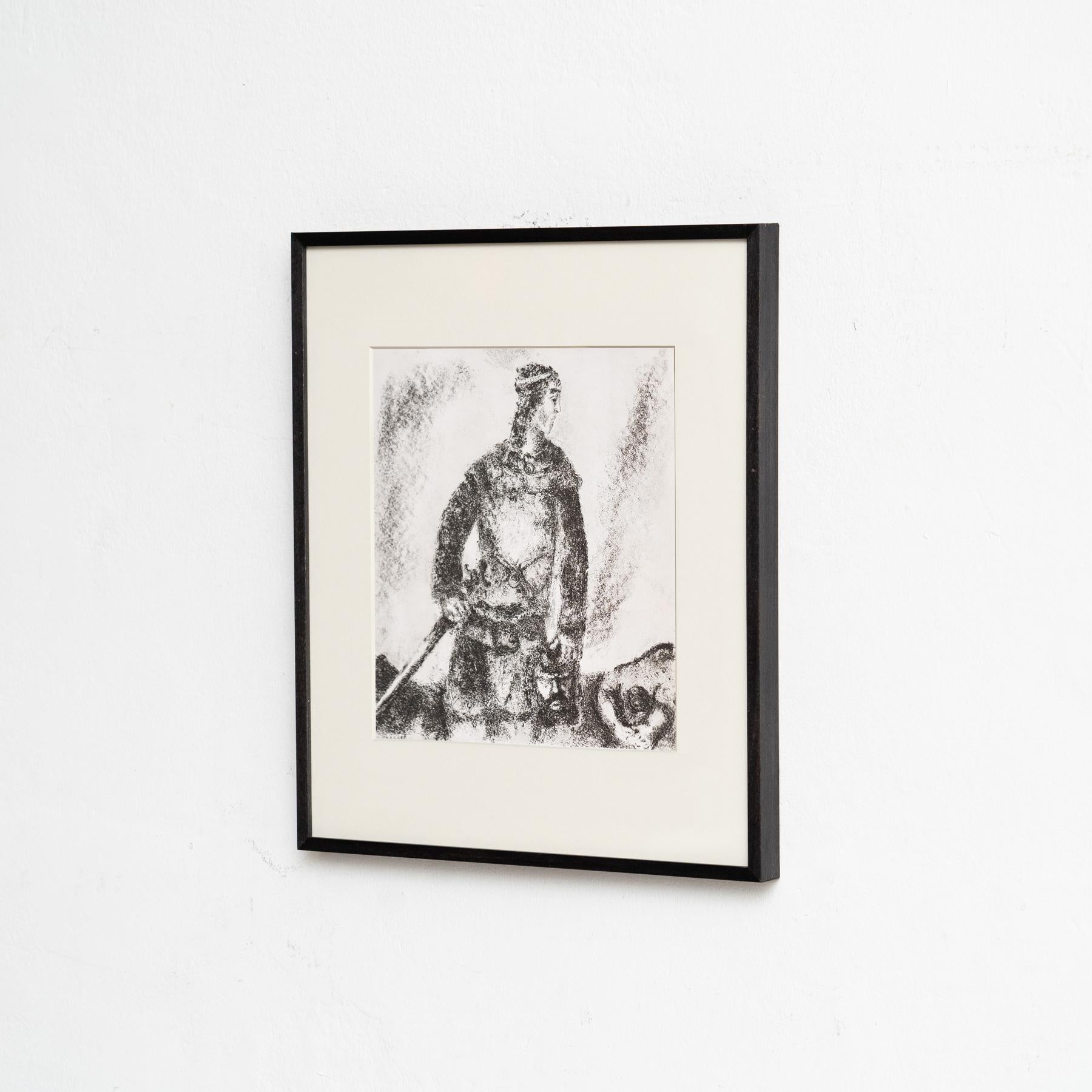 Heliograbado de Marc Chagall de su icónica serie bíblica, 1956 Moderno de mediados de siglo en venta