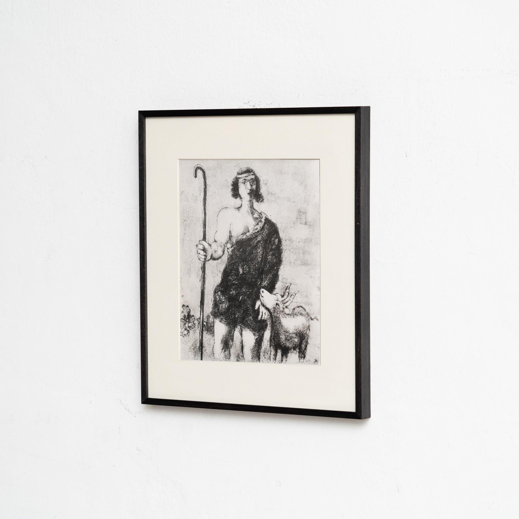Heliograbado de Marc Chagall de su icónica serie bíblica, 1956 Moderno de mediados de siglo en venta