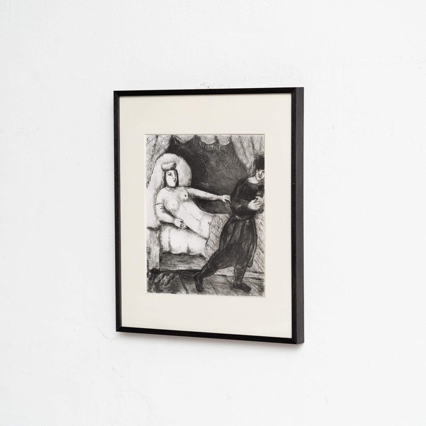 Heliograbado de Marc Chagall de su icónica serie bíblica, 1956 Moderno de mediados de siglo en venta
