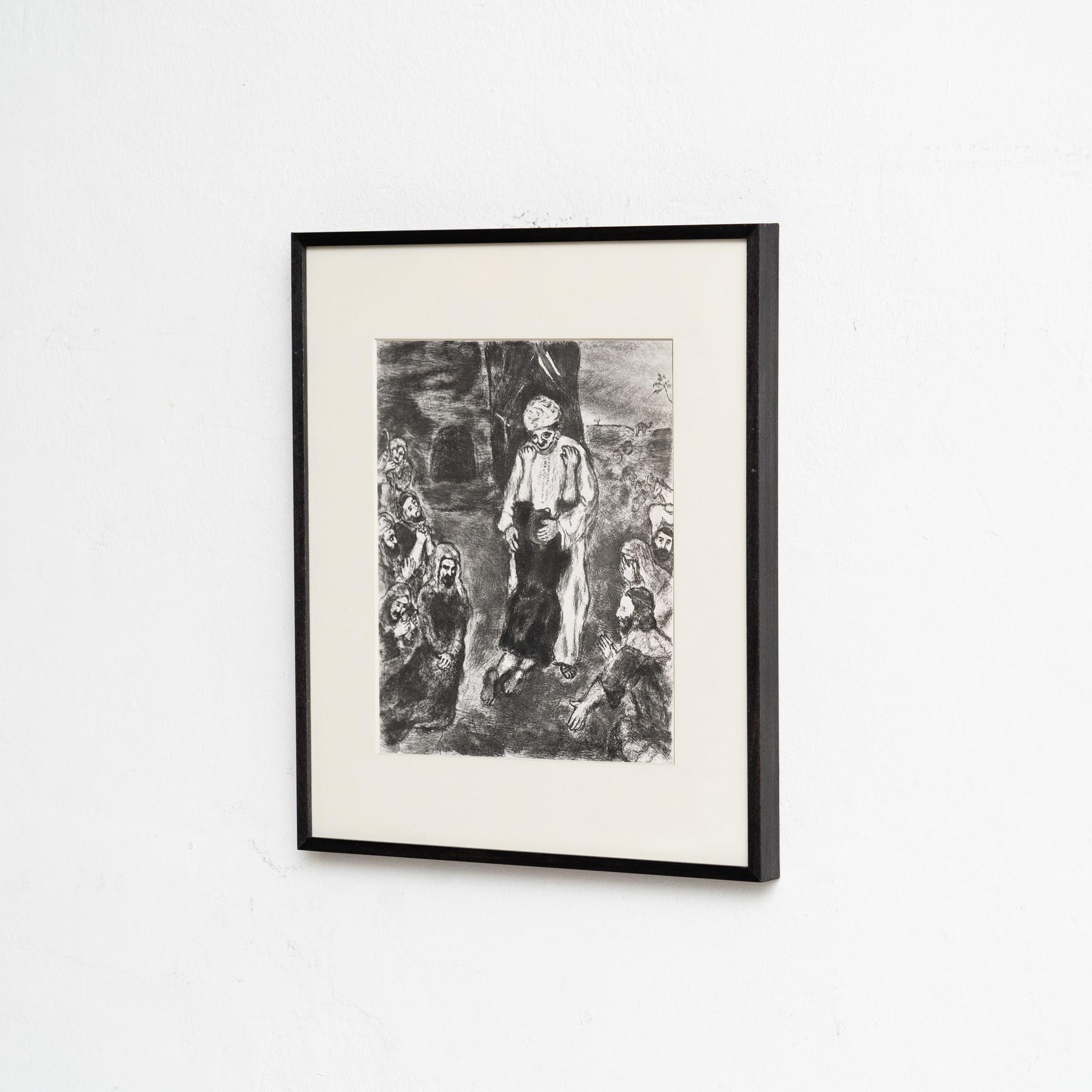 Heliograbado de Marc Chagall de su icónica serie bíblica, 1956 Moderno de mediados de siglo en venta
