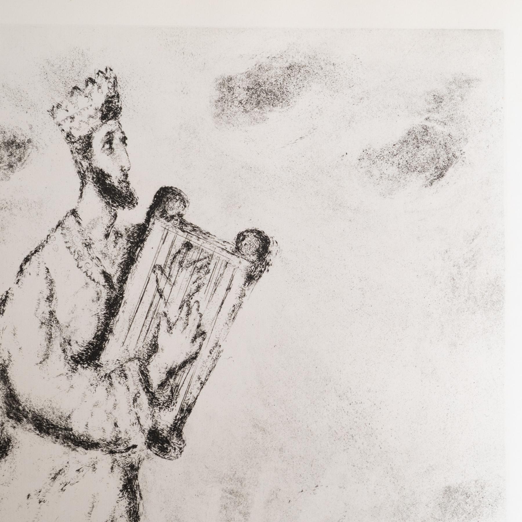 Heliograbado de Marc Chagall de su icónica serie bíblica, 1956 Francés en venta
