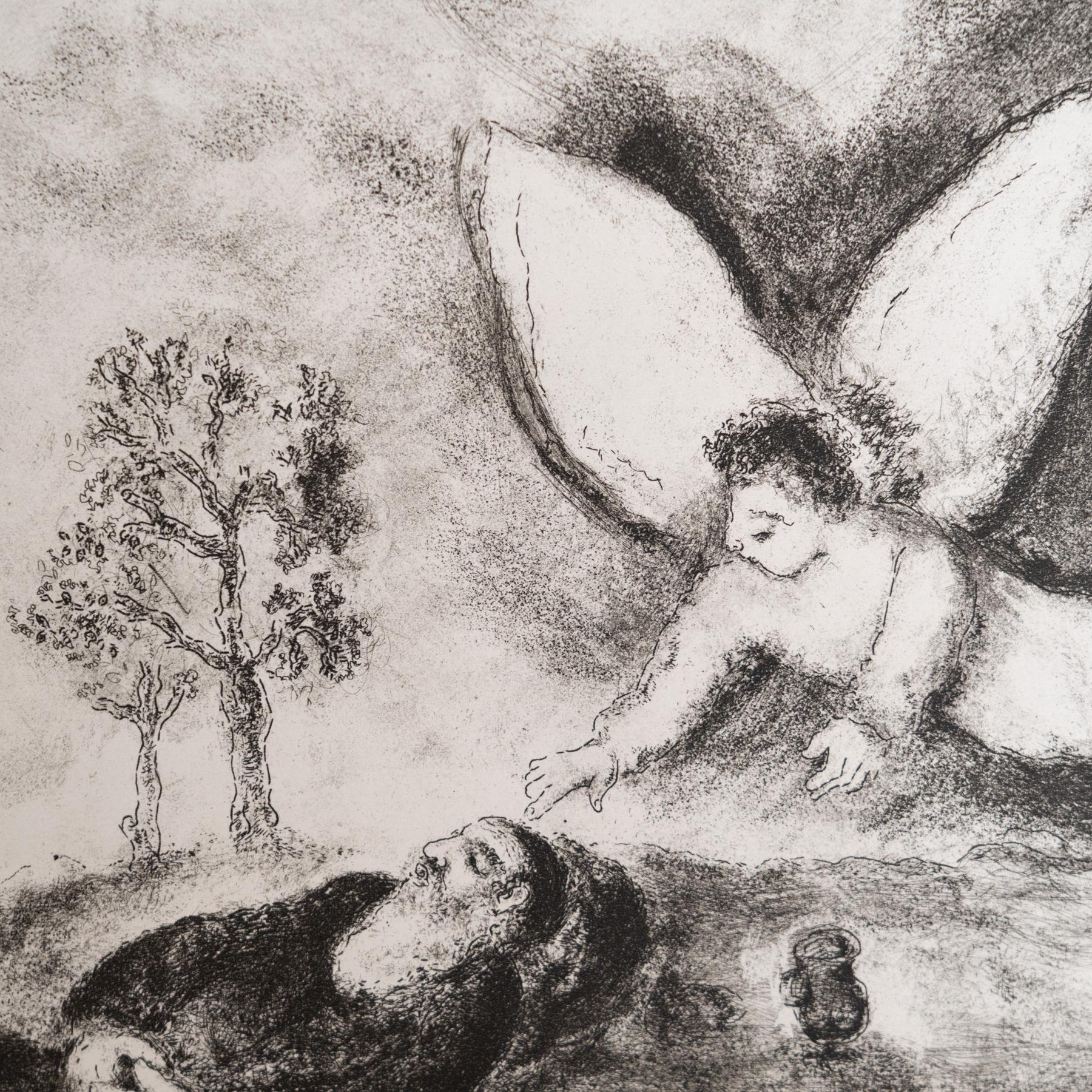 Heliograbado de Marc Chagall de su icónica serie bíblica, 1956 Francés en venta