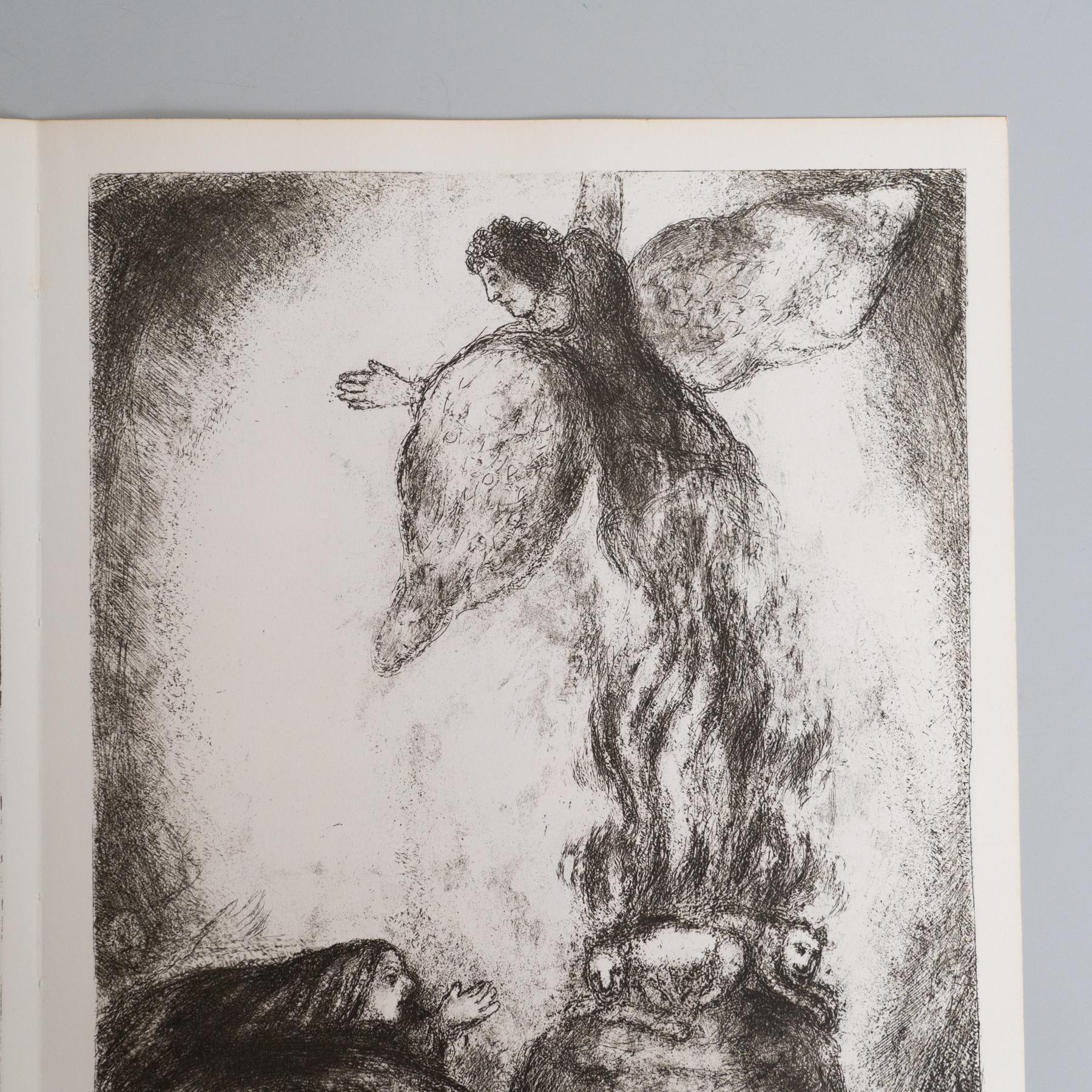 Heliograbado de Marc Chagall de su icónica serie bíblica, 1956 Francés en venta