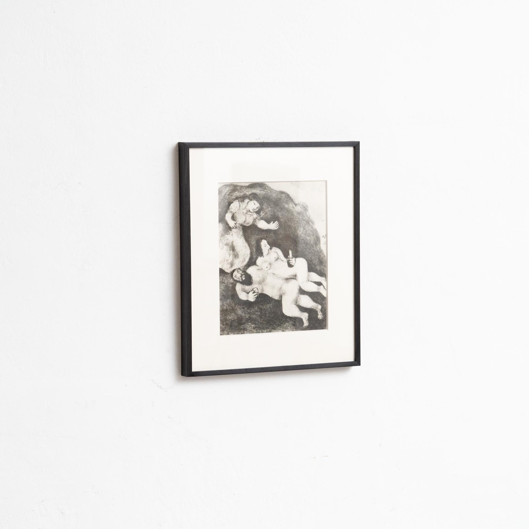 Francese Eliografia di Marc Chagall dalla sua iconica serie biblica, 1956 in vendita