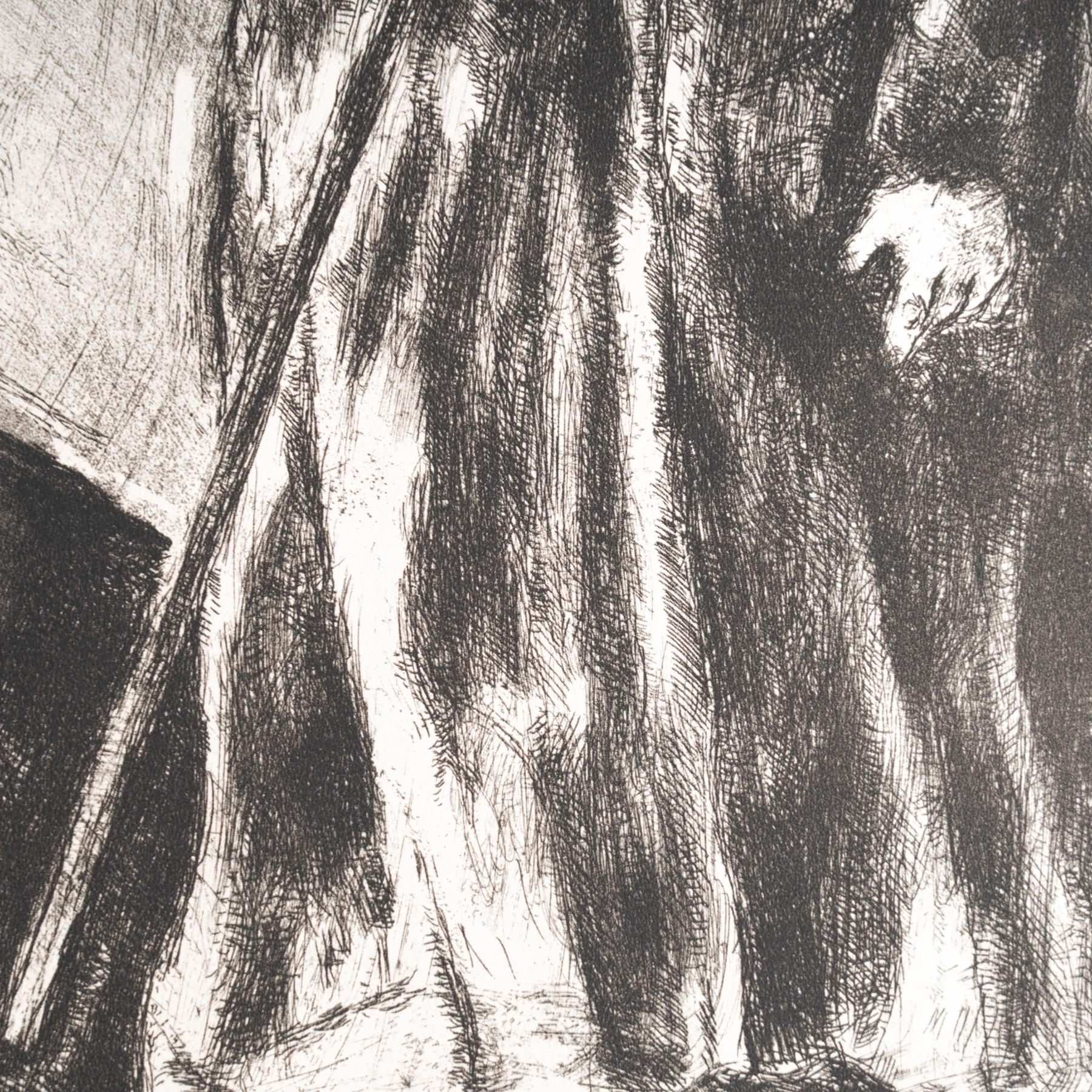 Heliograbado de Marc Chagall de su icónica serie bíblica, 1956 en Bueno estado para la venta en Barcelona, Barcelona