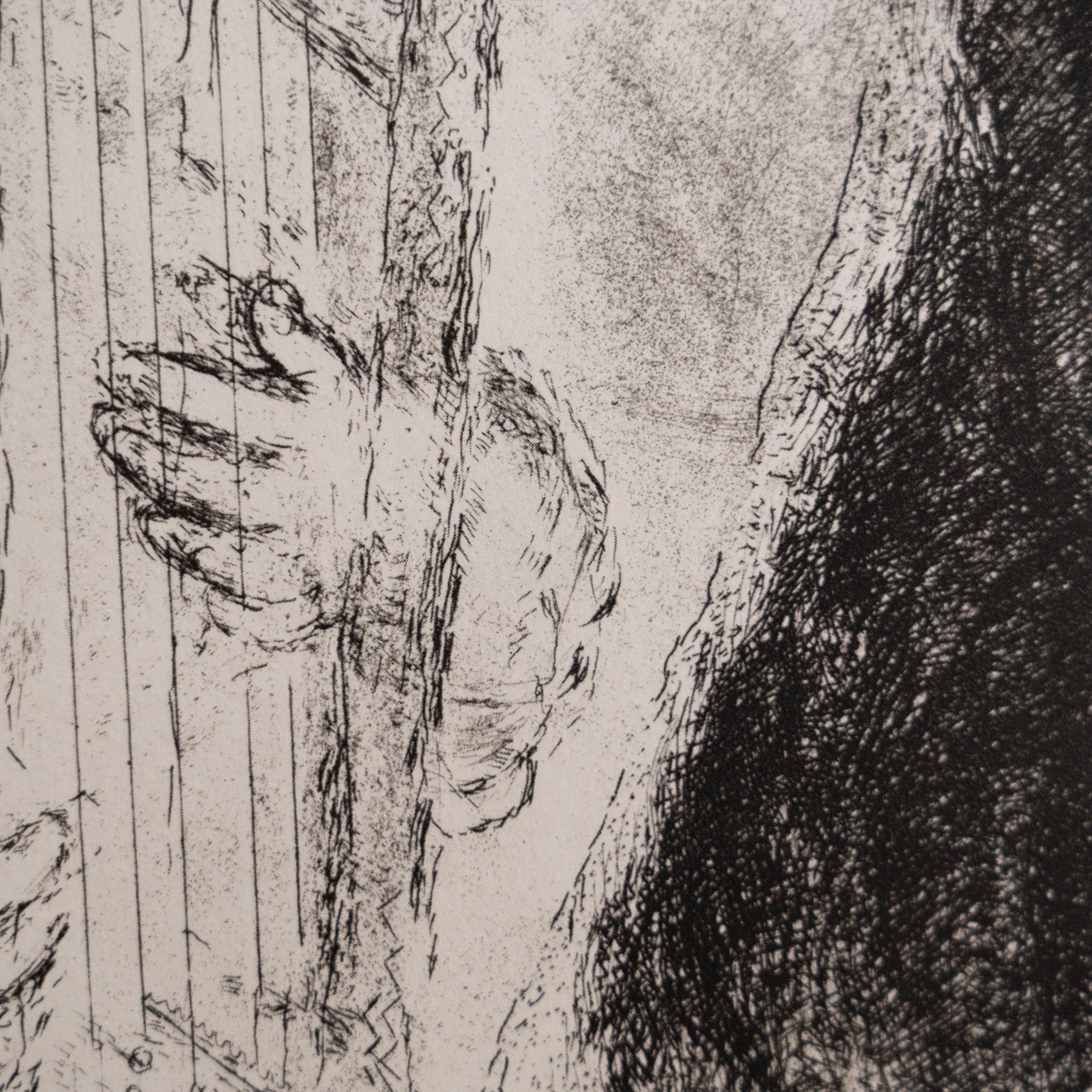 Heliograbado de Marc Chagall de su icónica serie bíblica, 1956 mediados del siglo XX en venta