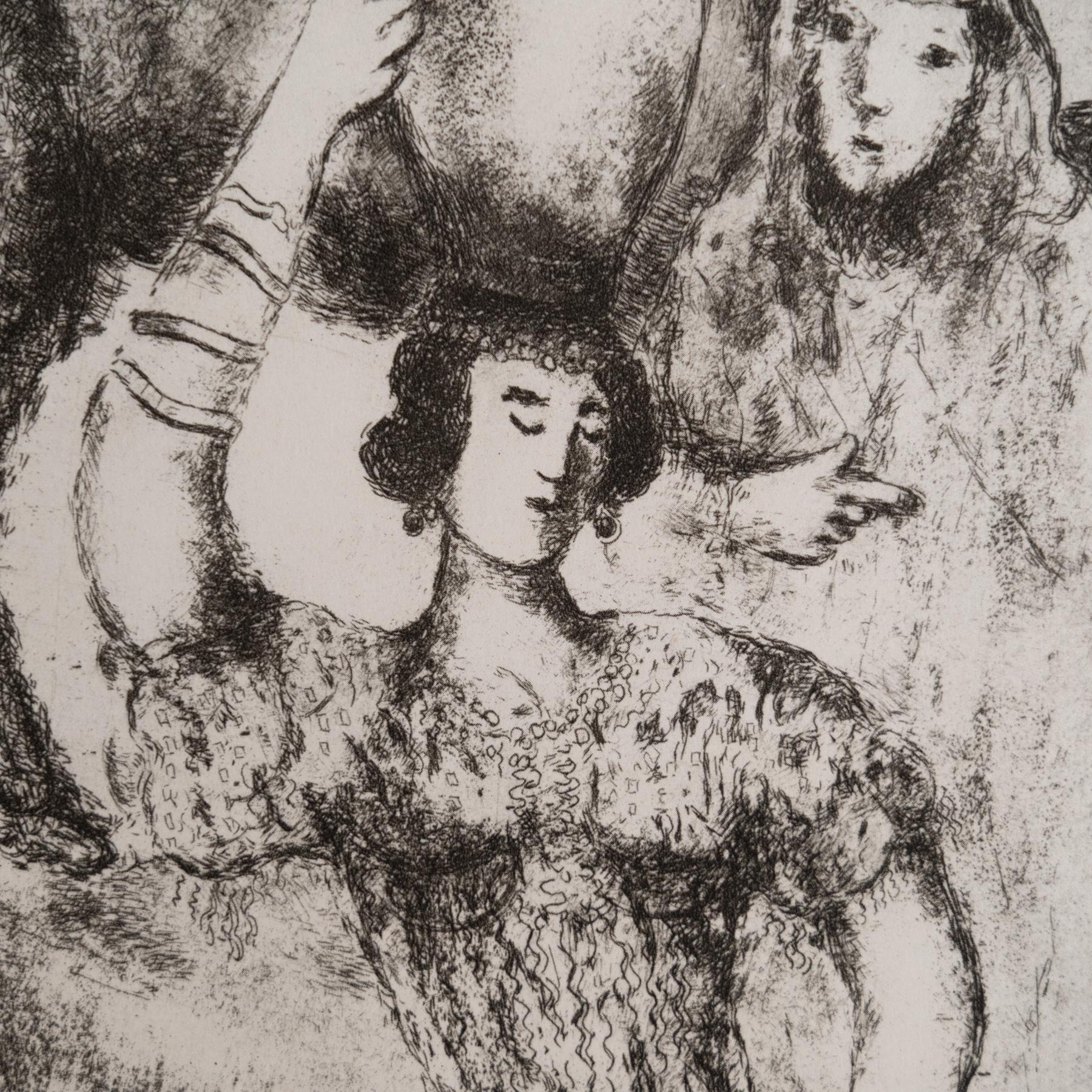 Heliograbado de Marc Chagall de su icónica serie bíblica, 1956 mediados del siglo XX en venta