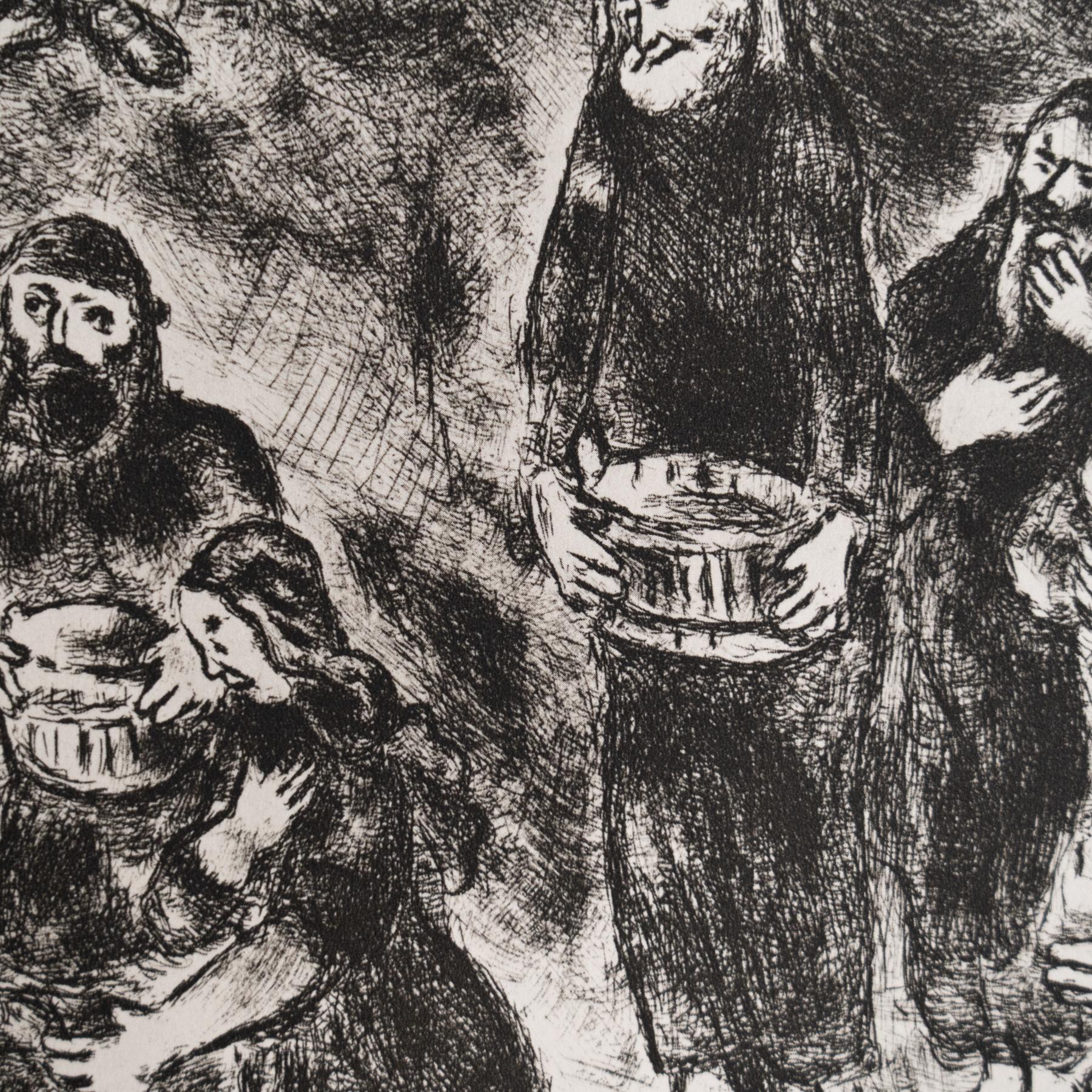 Heliograbado de Marc Chagall de su icónica serie bíblica, 1956 mediados del siglo XX en venta