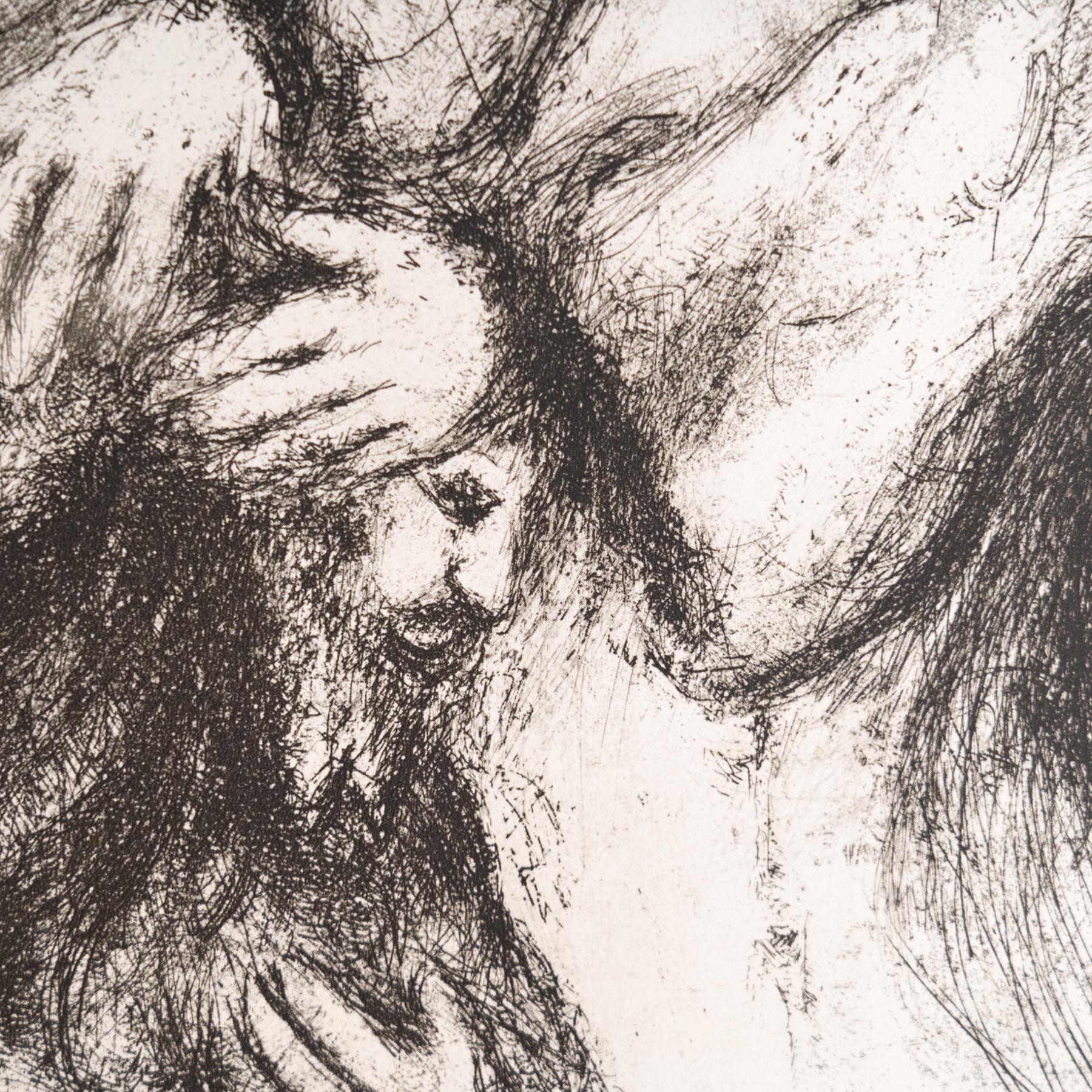 Heliograbado de Marc Chagall de su icónica serie bíblica, 1956 mediados del siglo XX en venta